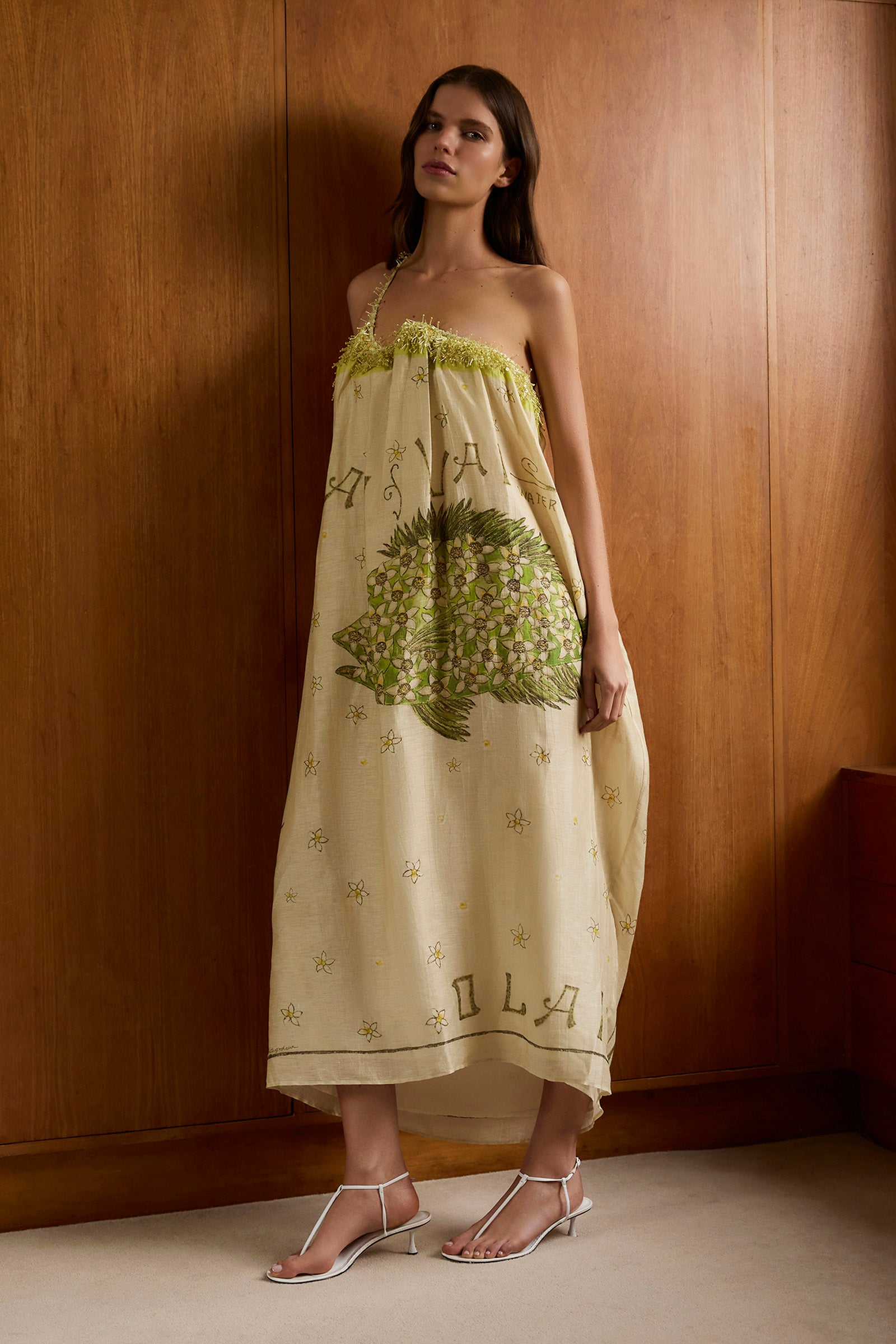 BRIGHTSIDE ONE SHOULDER COCOON DRESS