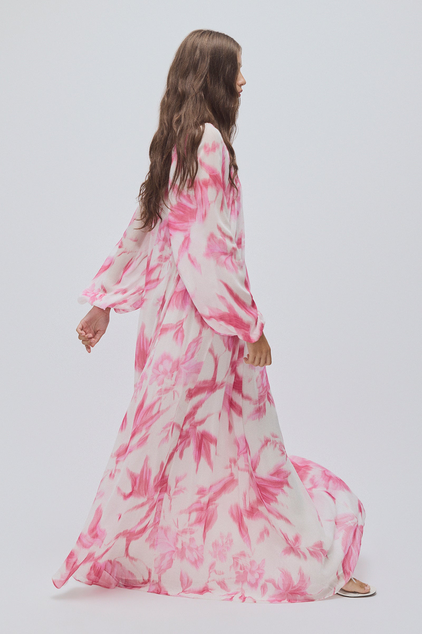 GLASSHOUSE BILLOW SLEEVE GOWN