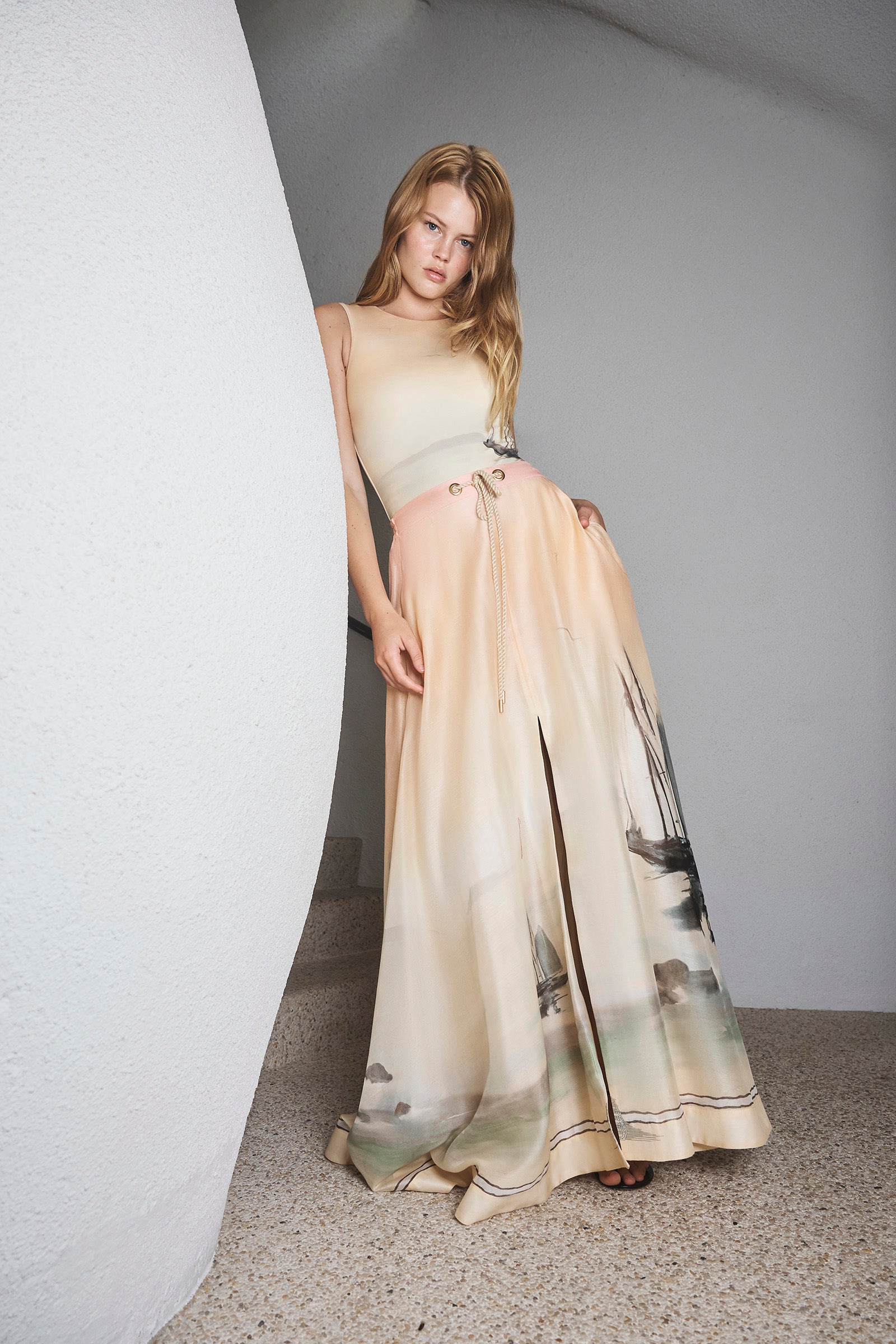 DEEP WATER PARACHUTE MAXI SKIRT