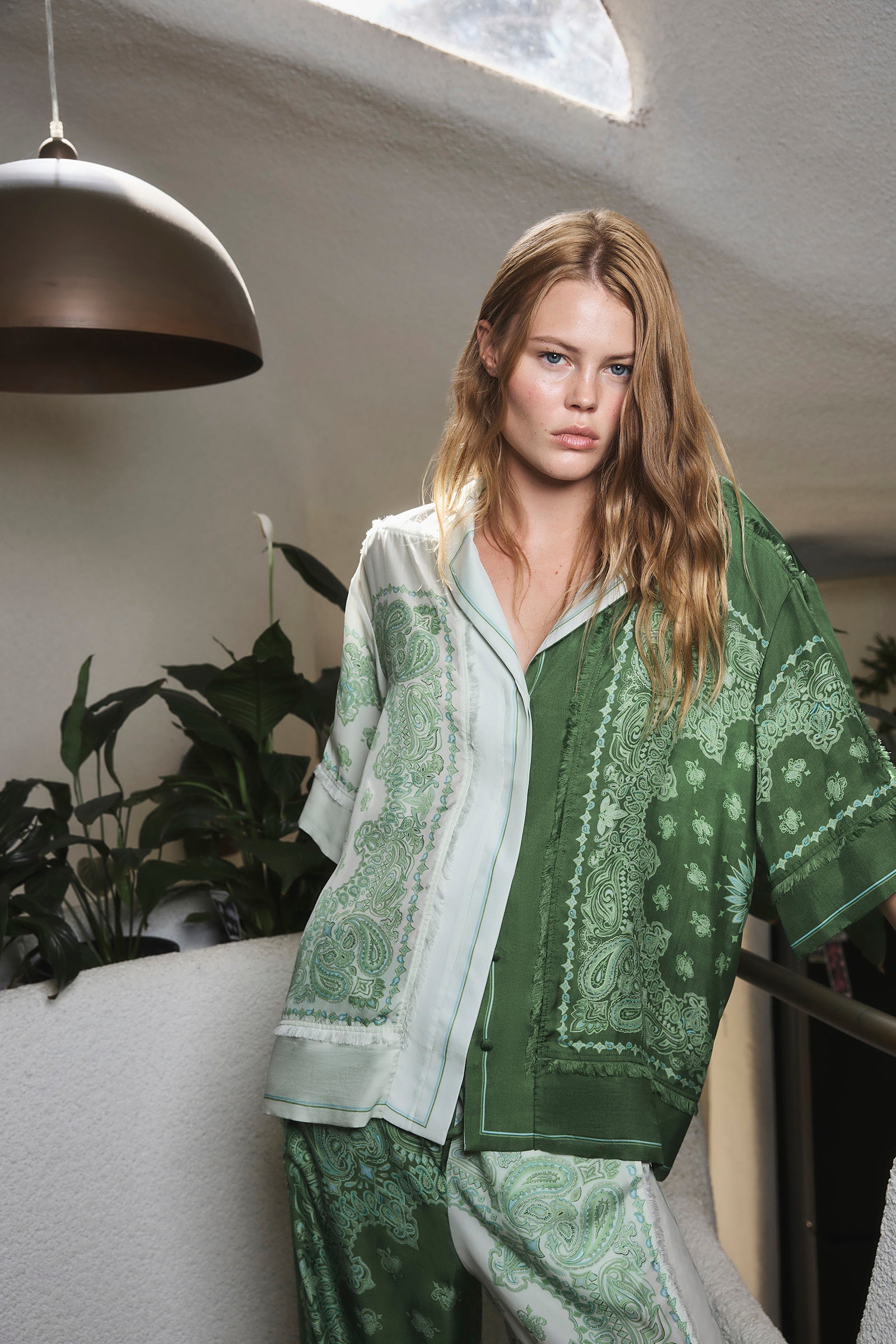 MIRAGE FRINGED OVERSIZED SHIRT