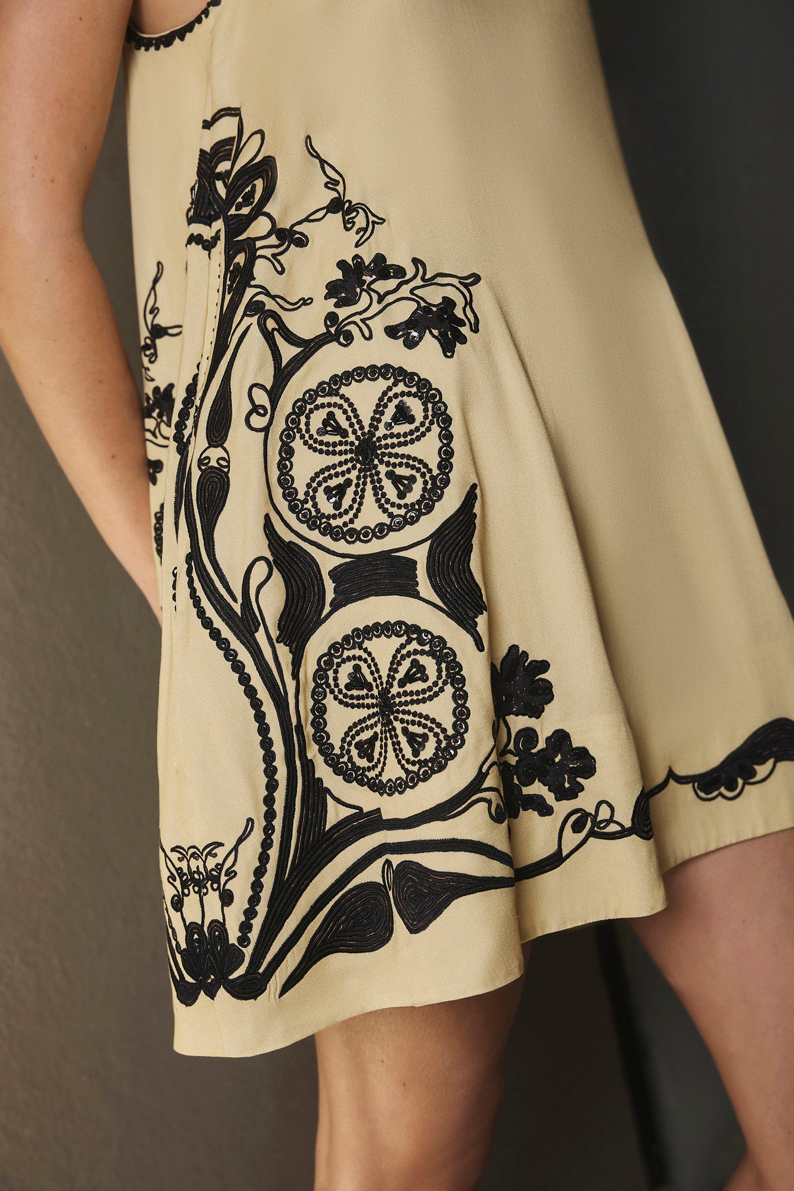 AURA PANELLED MINI DRESS