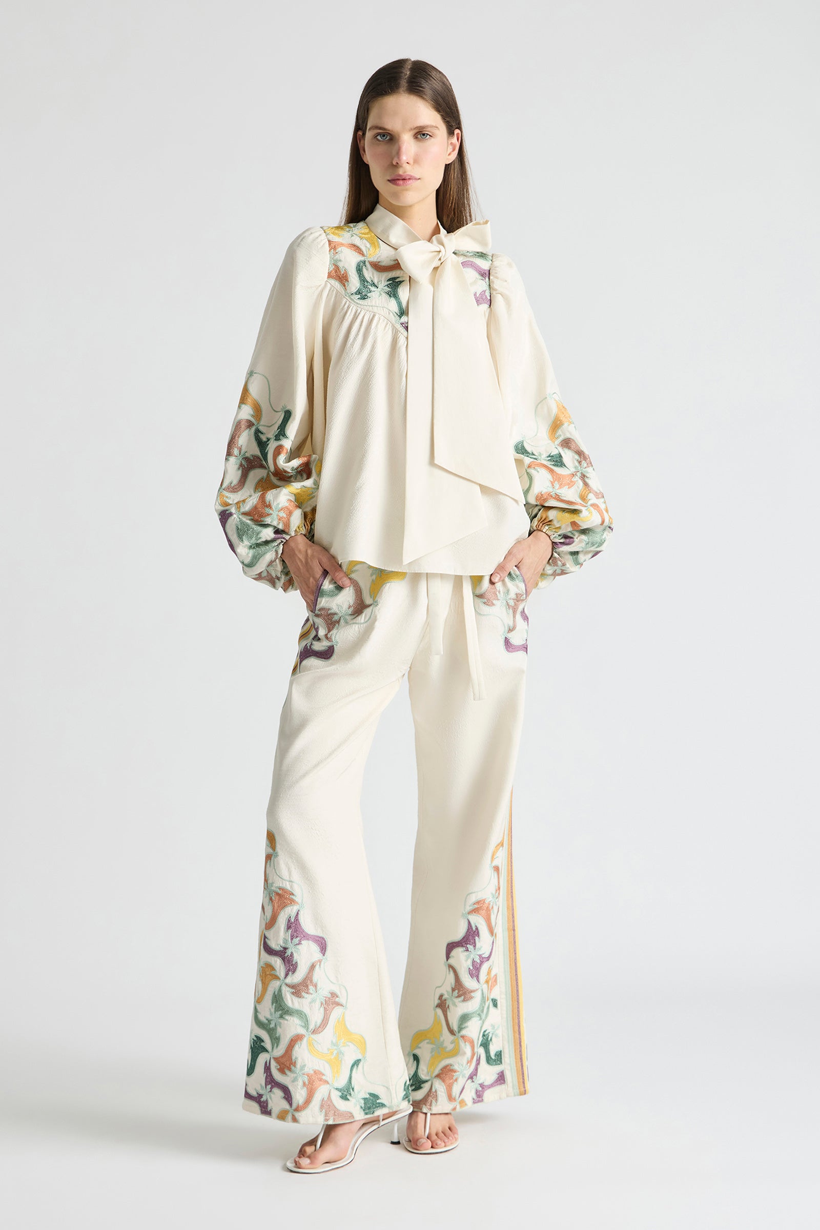 FRAMED ELASTICATED RELAX PANT