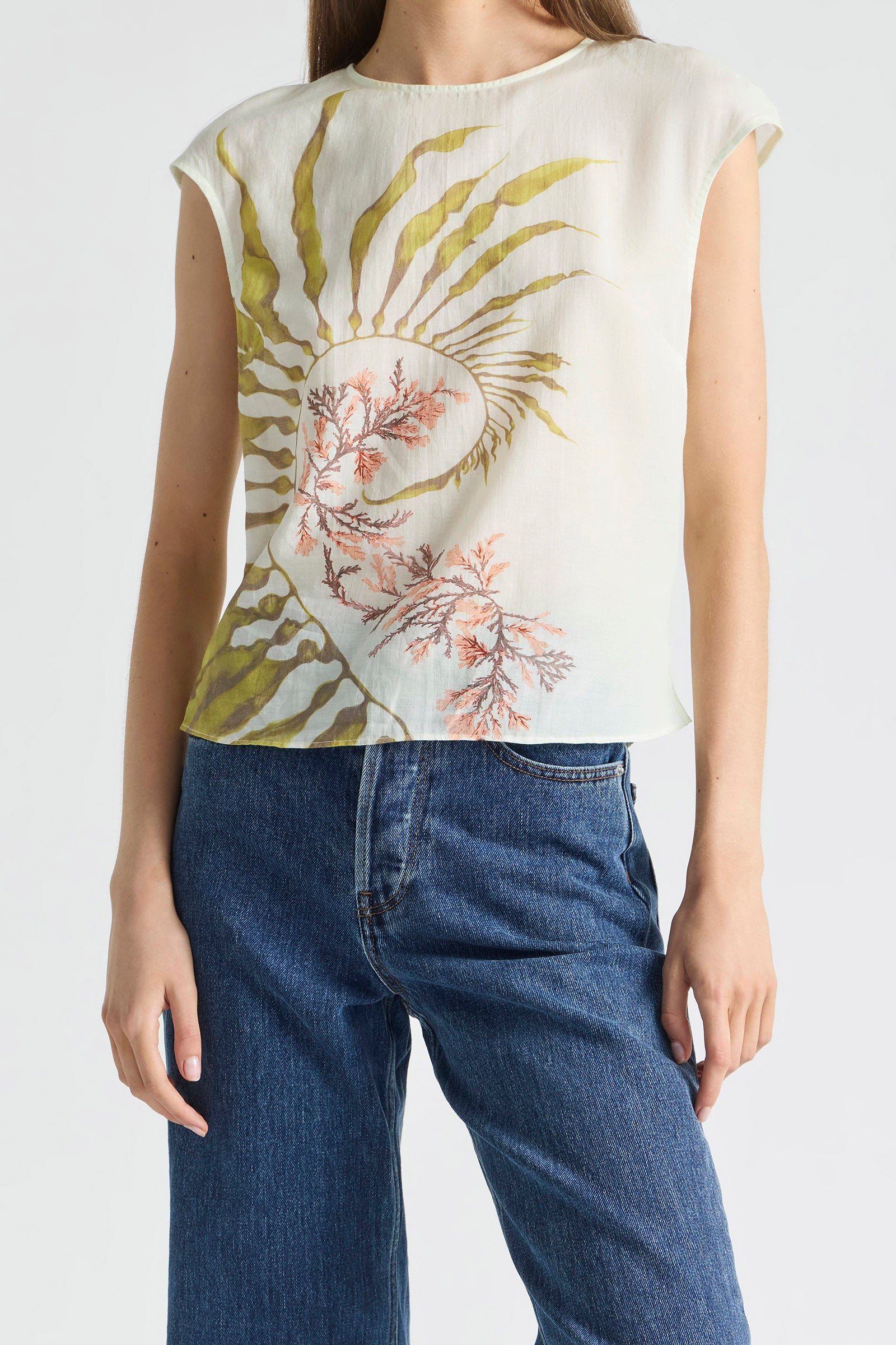 FREEFALL CAP SLEEVE TANK TOP