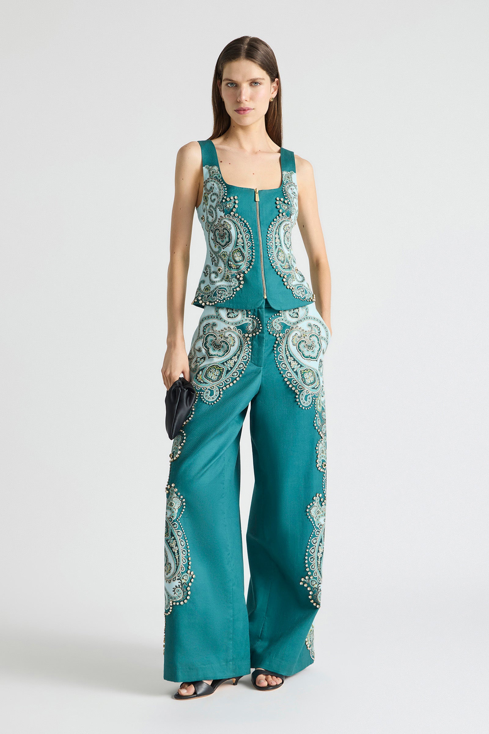 PRISM BODICE TOP WITH ZIP