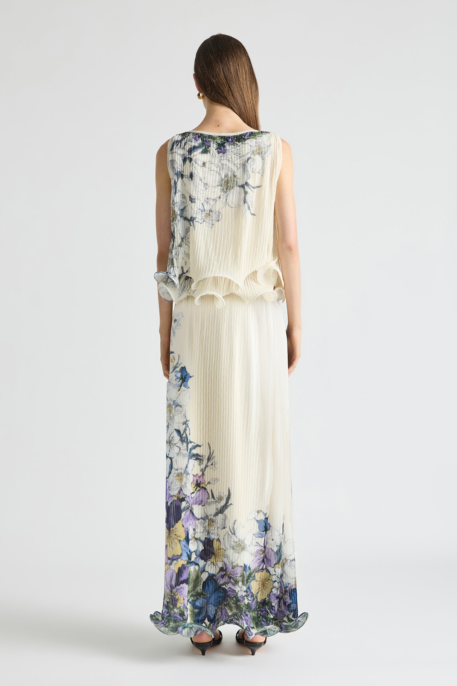 SOLUNA PLEATED FLUTE CAMI