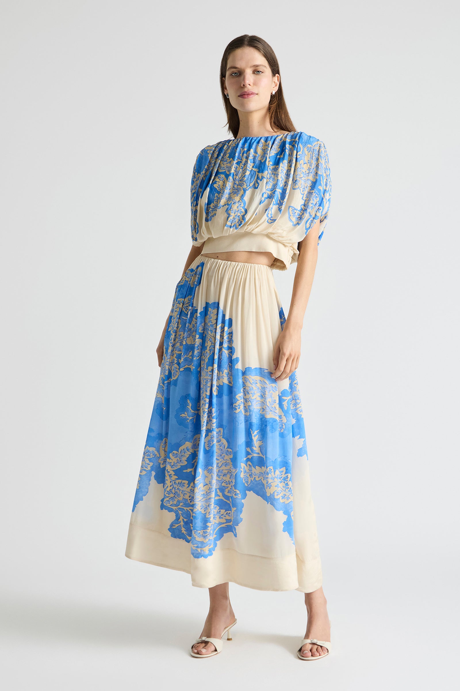 STARDUST GATHERED WAIST SKIRT