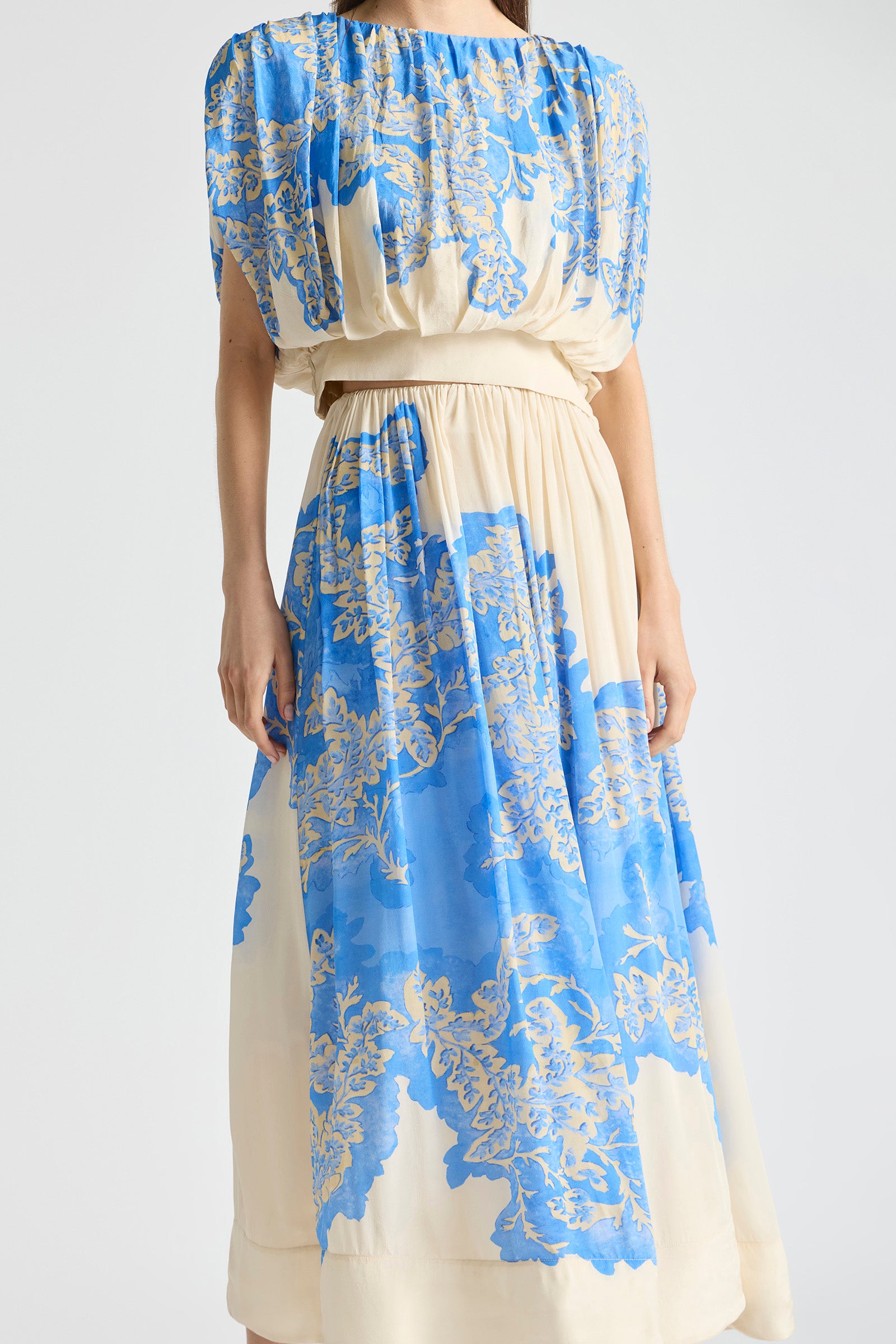 STARDUST GATHERED WAIST SKIRT