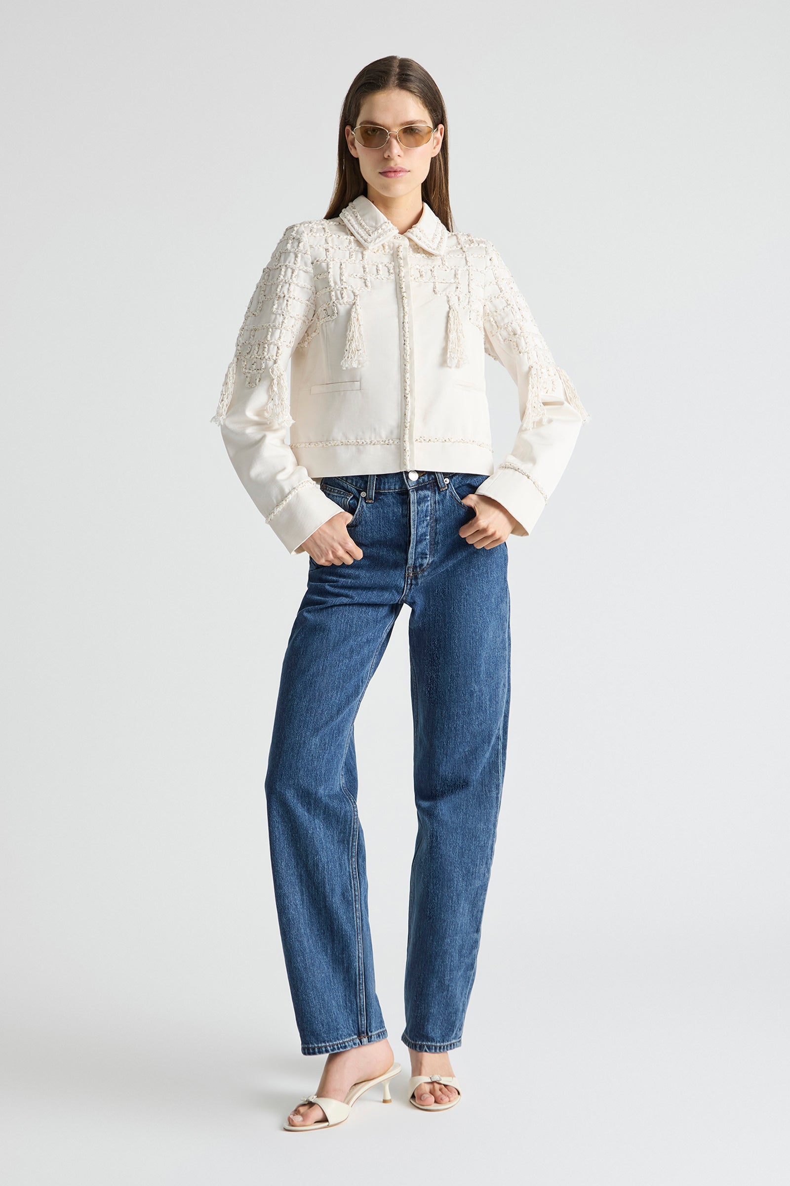 HEROES LONG CROPPED JACKET