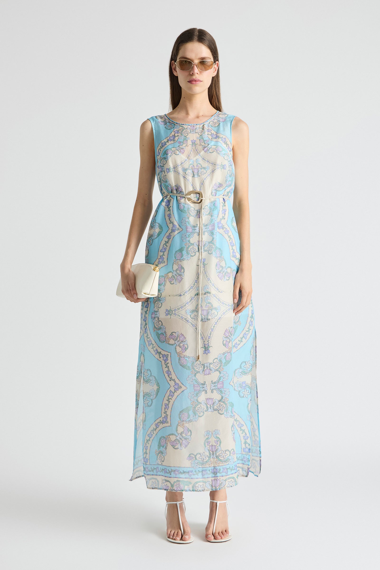 VENTURA BELTED MAXI DRESS