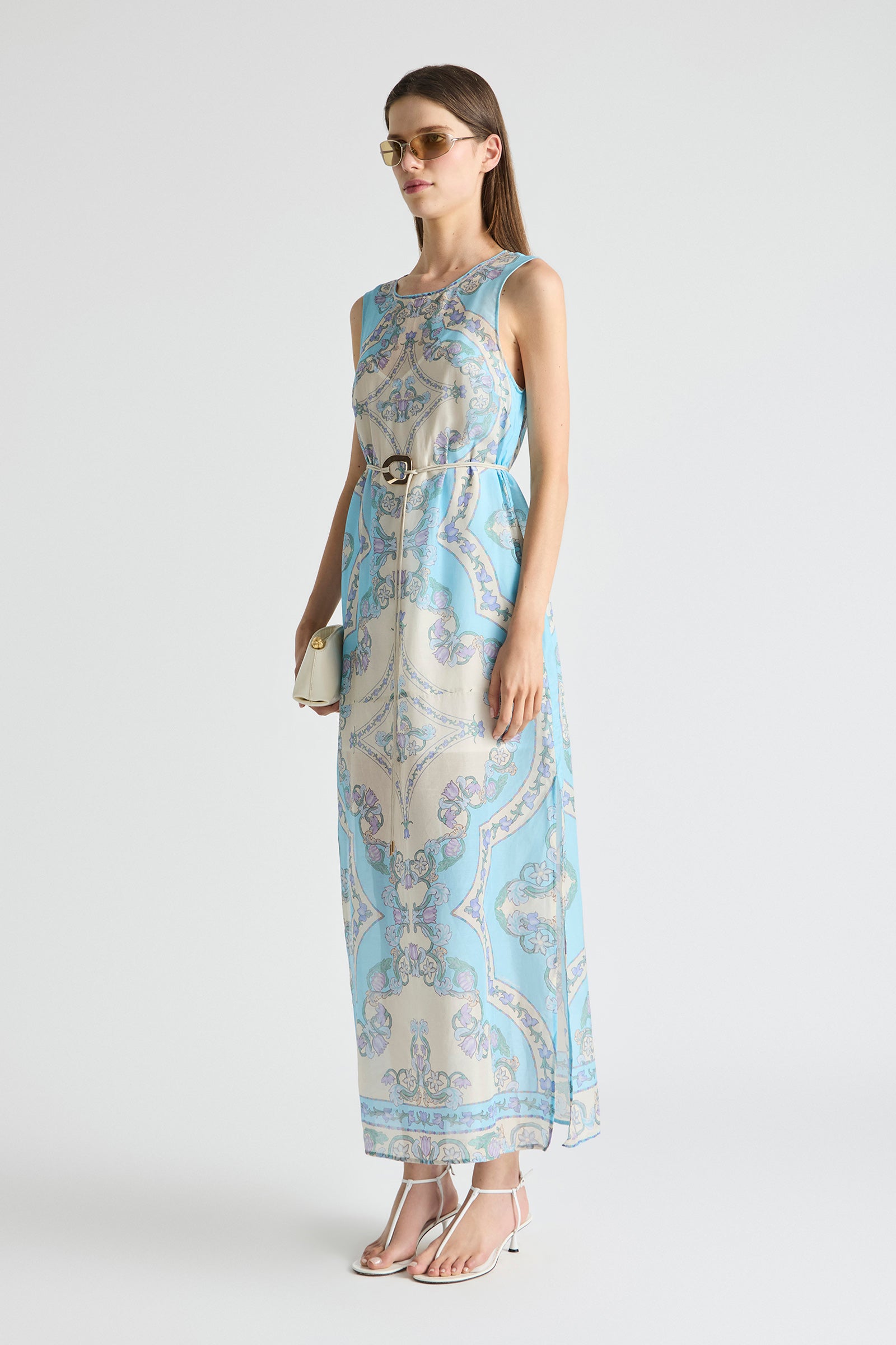 VENTURA BELTED MAXI DRESS