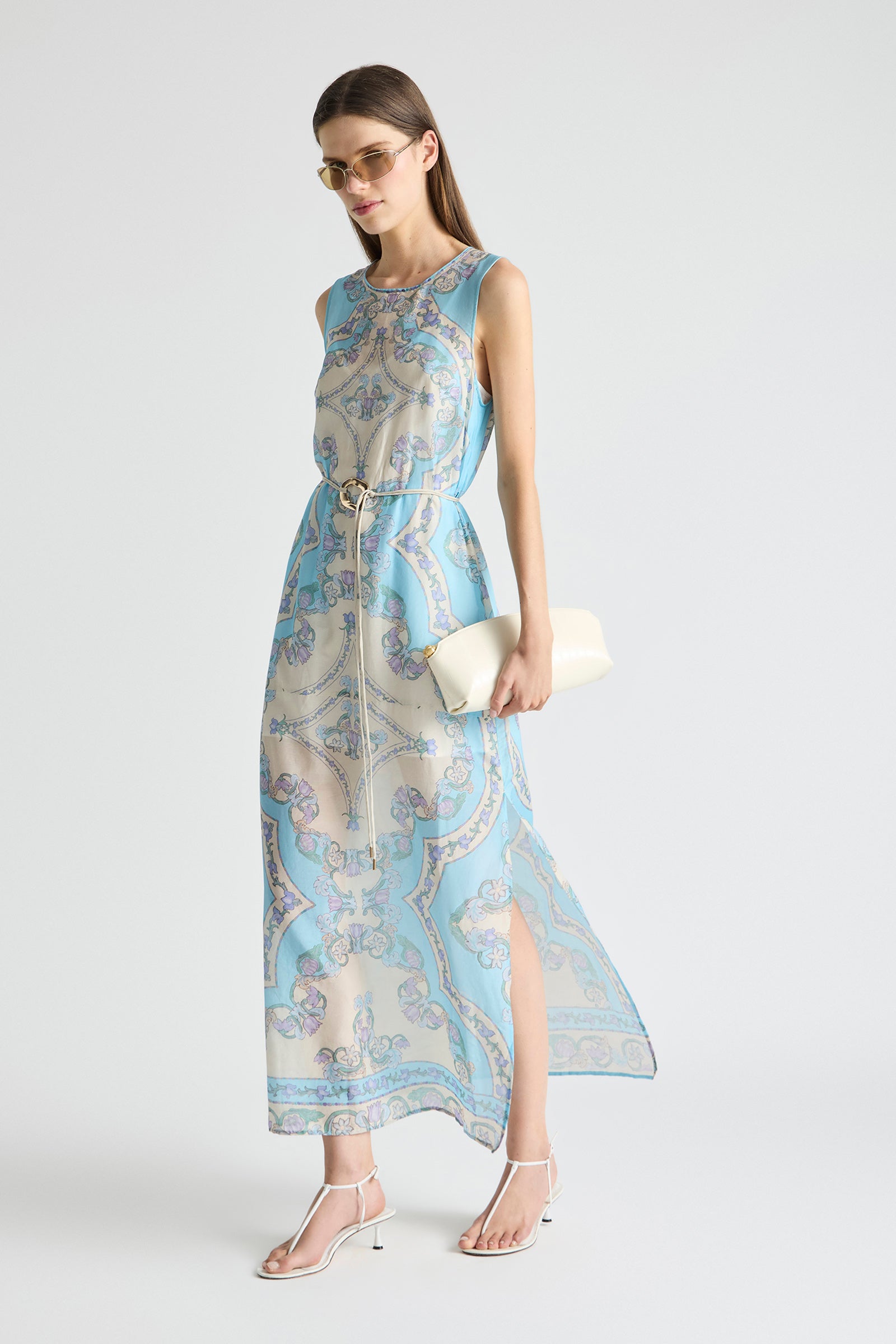 VENTURA BELTED MAXI DRESS