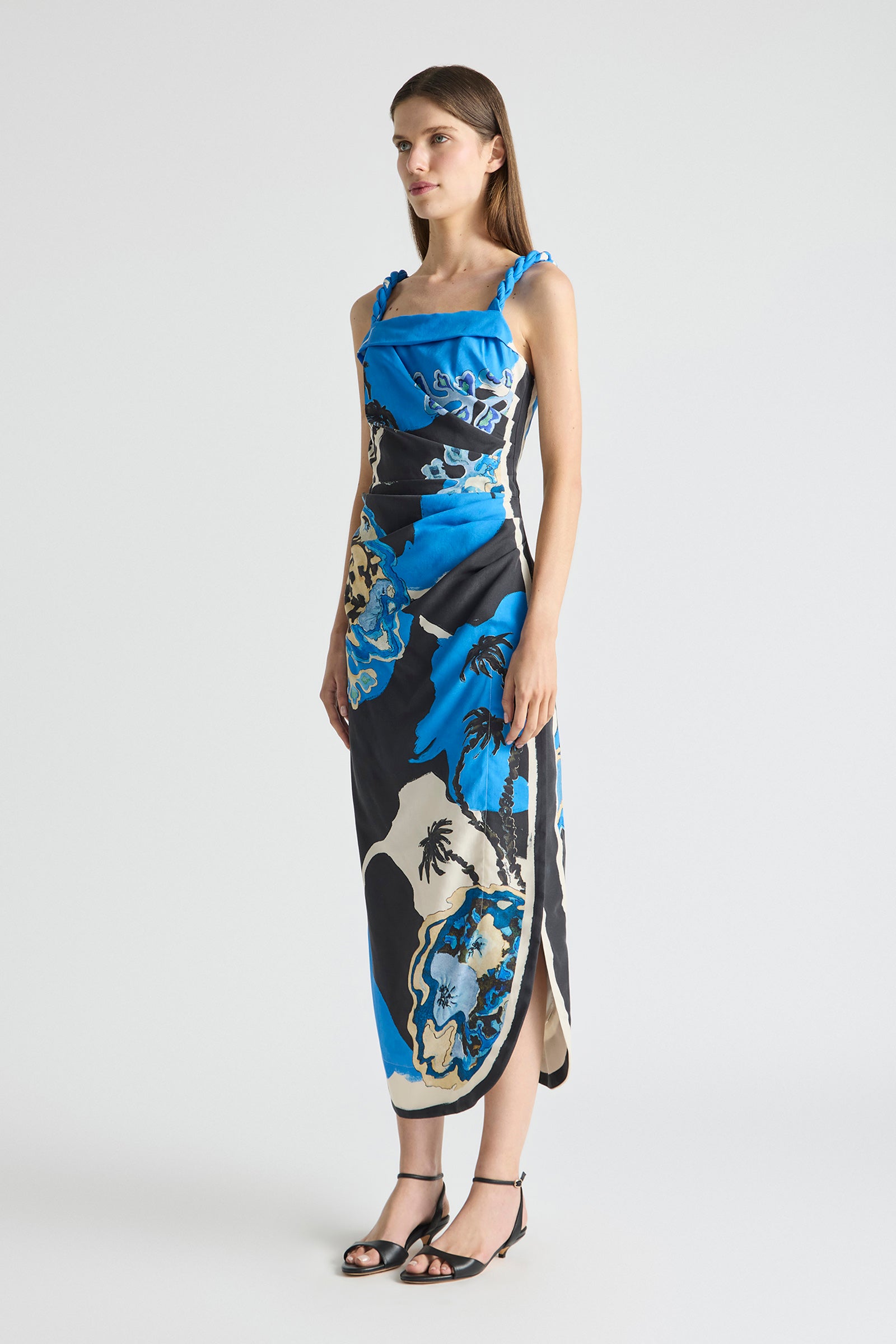 PULSE TWISTED STRAP DRESS