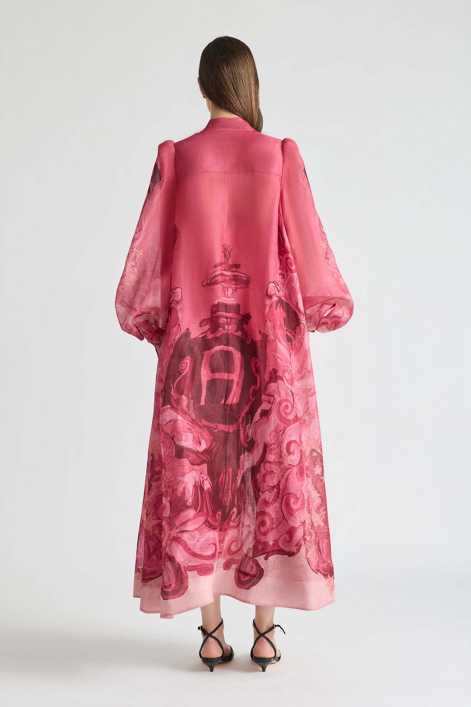 HORIZON NECK TIE BILLOW DRESS