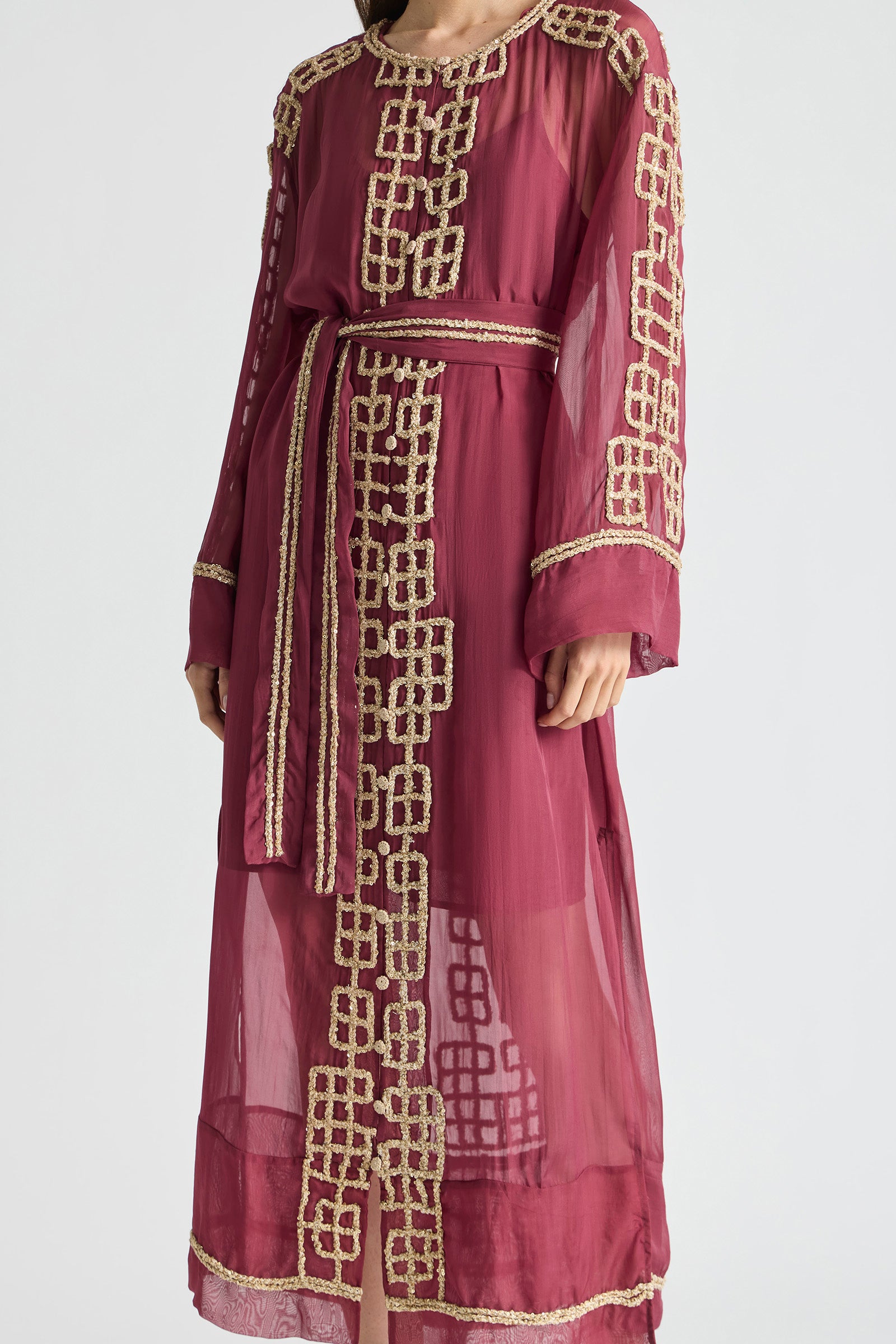 HEROES BUTTON & LOOP KAFTAN