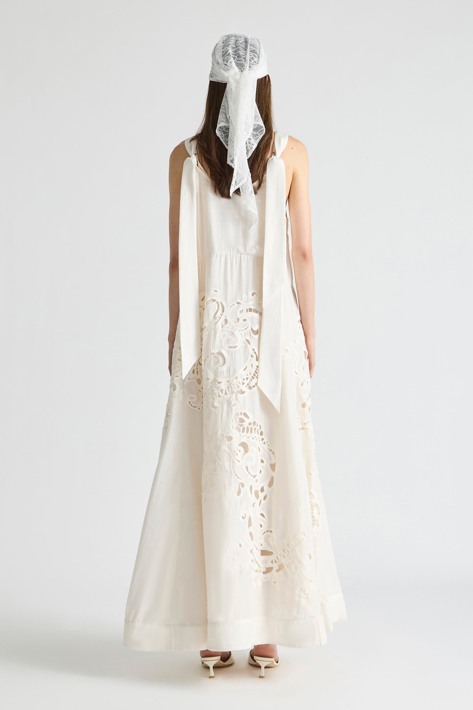 VELOCITY DEEP V TIE DRESS