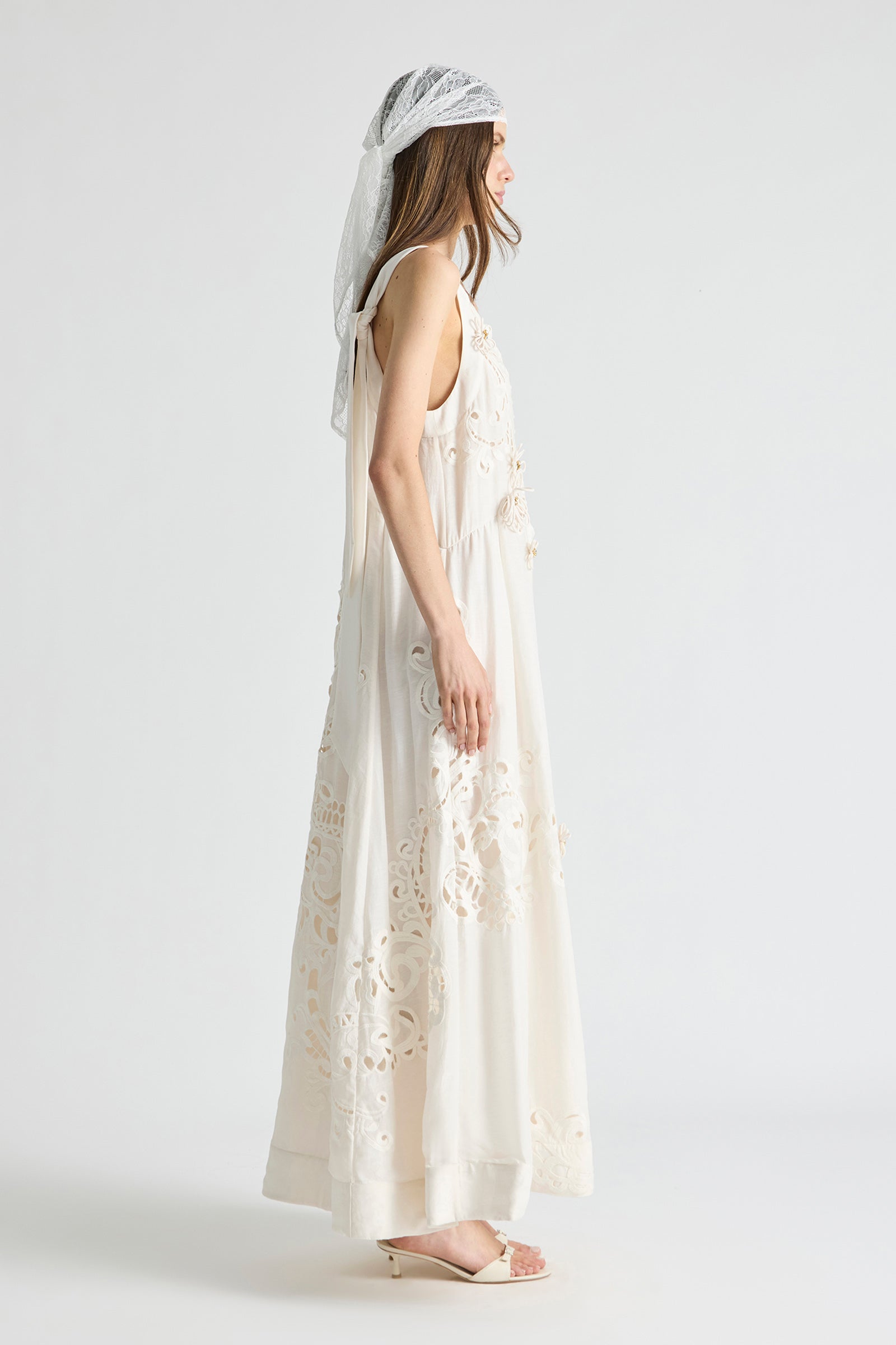 VELOCITY DEEP V TIE DRESS