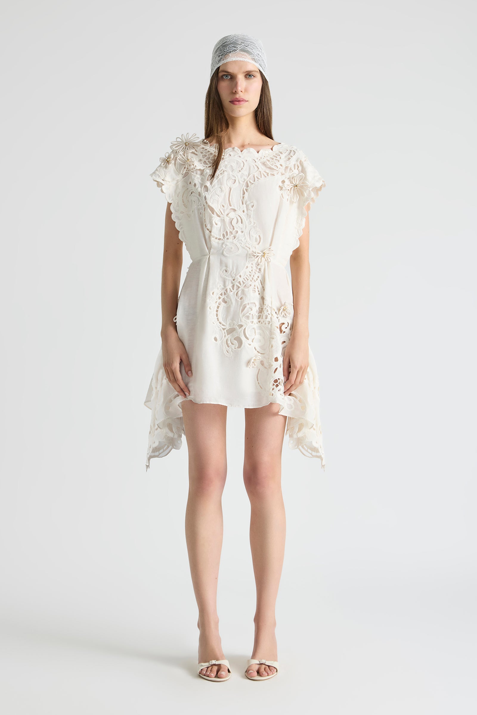 VELOCITY HANKY HEM MINI DRESS