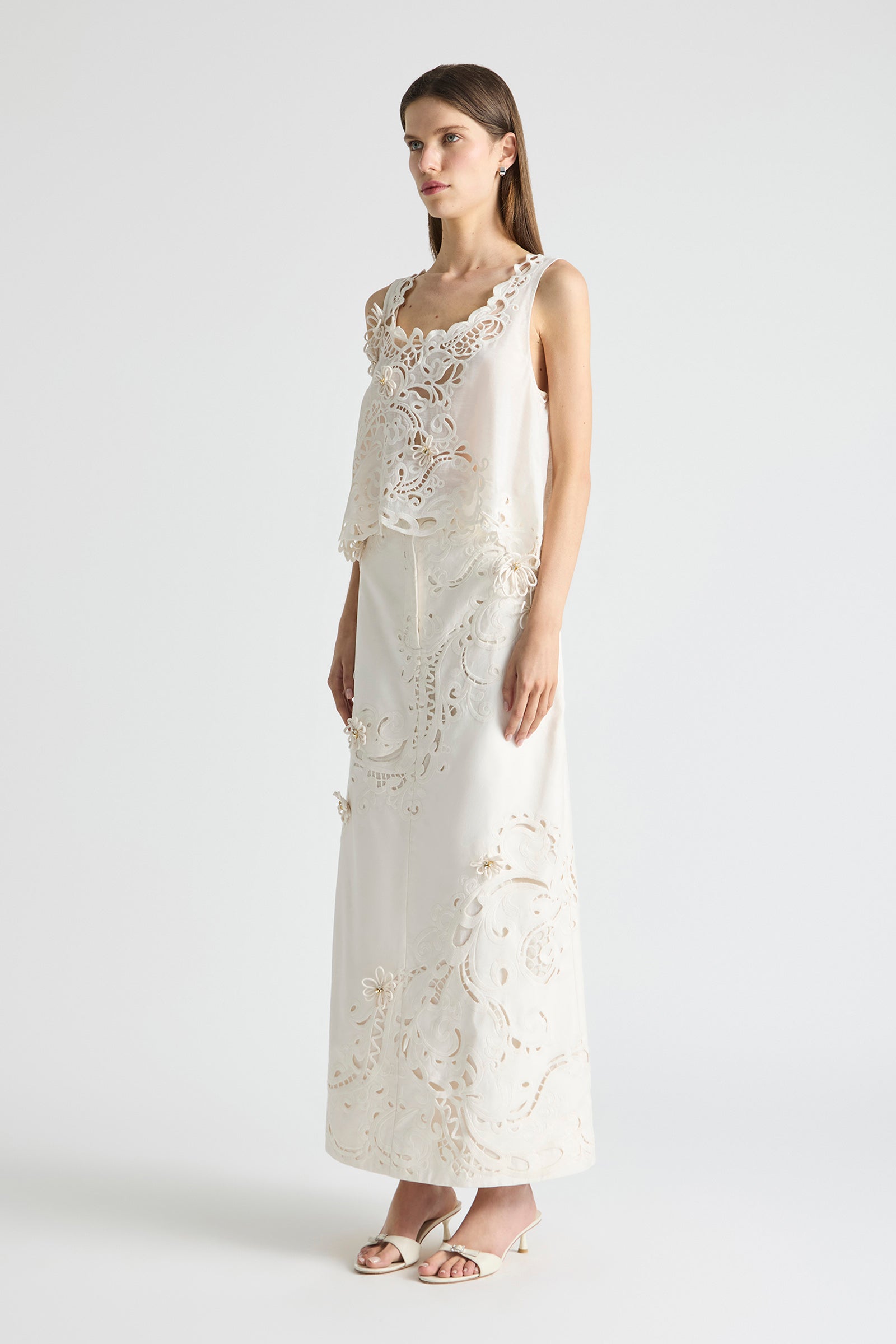 VELOCITY STRAIGHT MAXI SKIRT