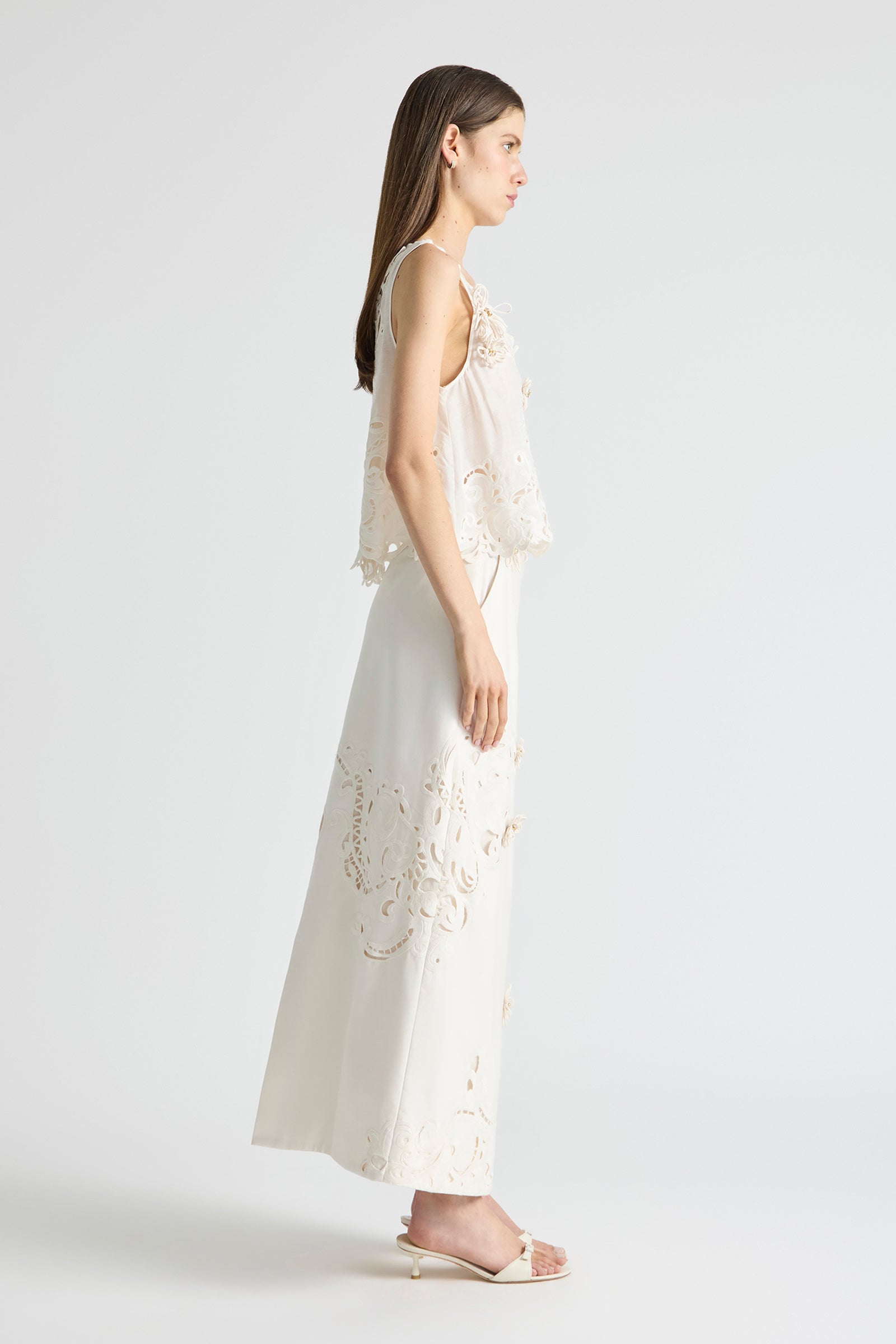 VELOCITY STRAIGHT MAXI SKIRT