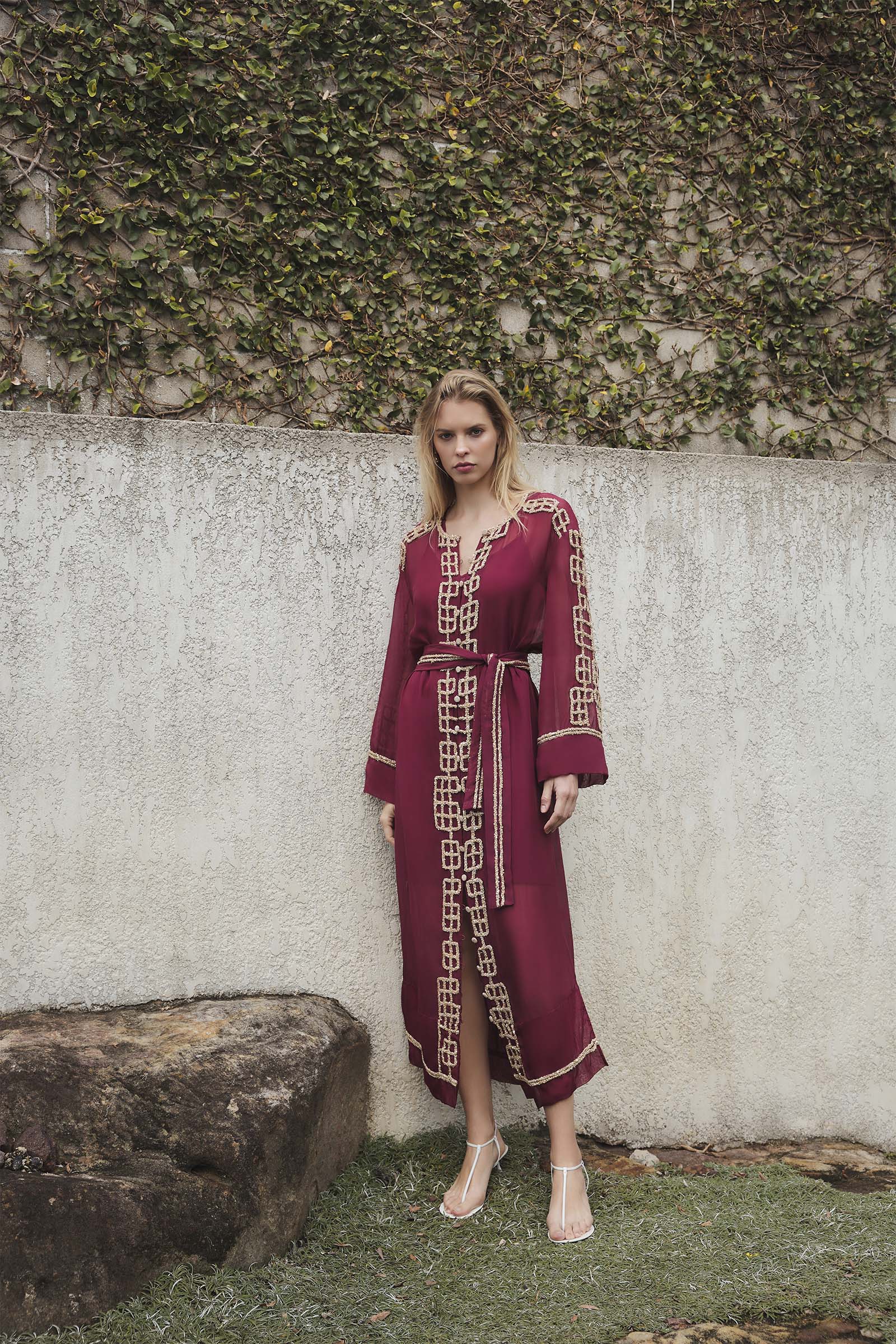 HEROES BUTTON & LOOP KAFTAN