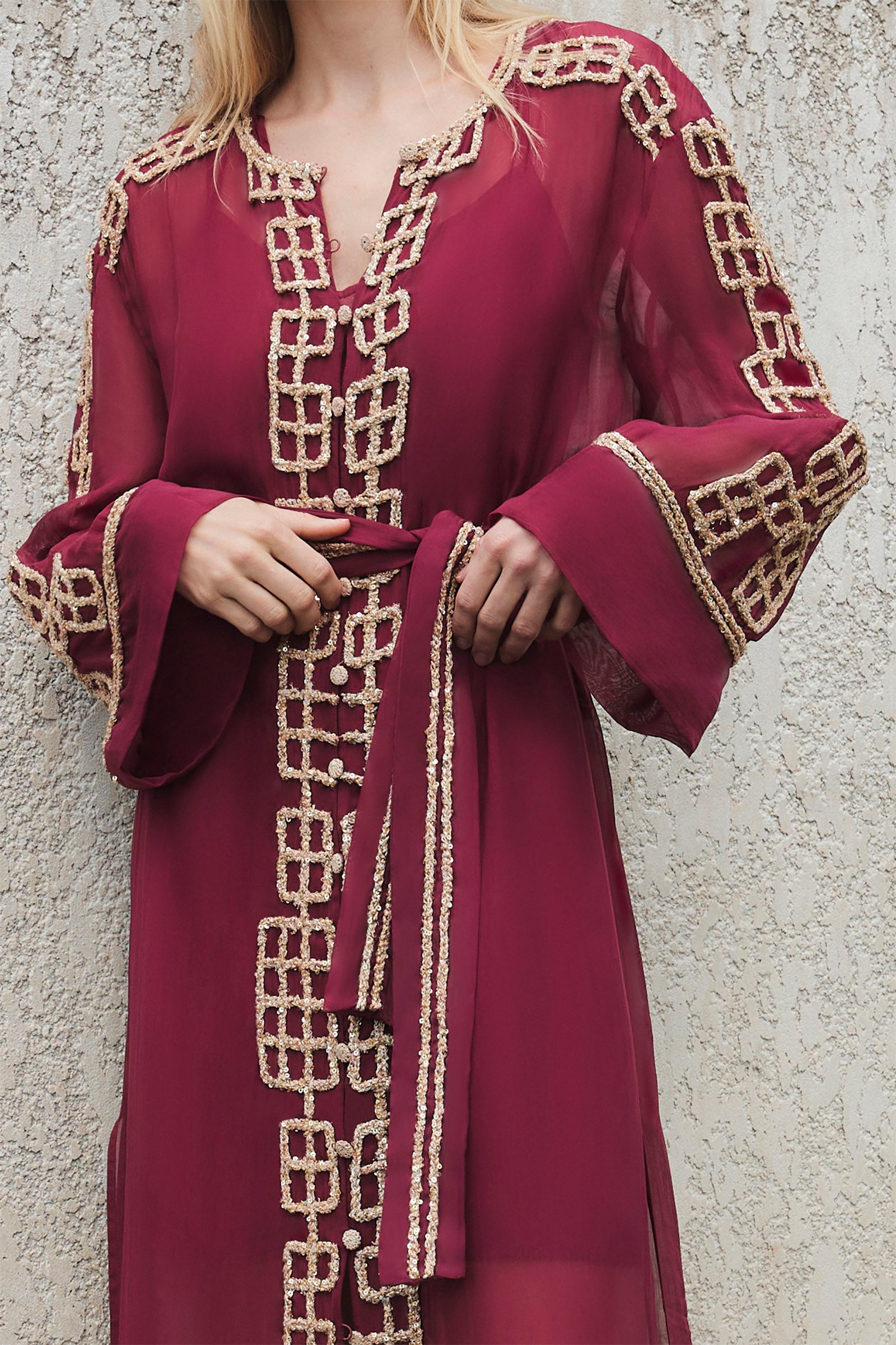 HEROES BUTTON & LOOP KAFTAN