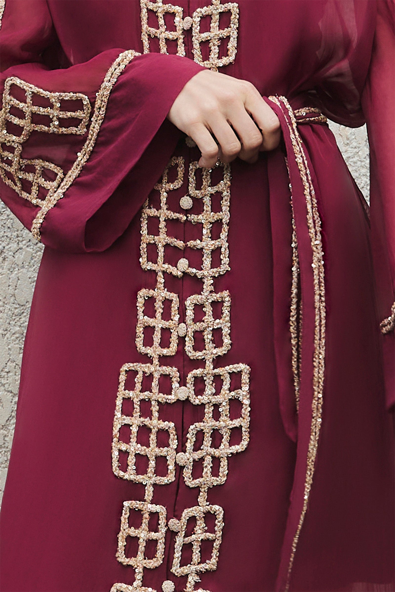 HEROES BUTTON & LOOP KAFTAN