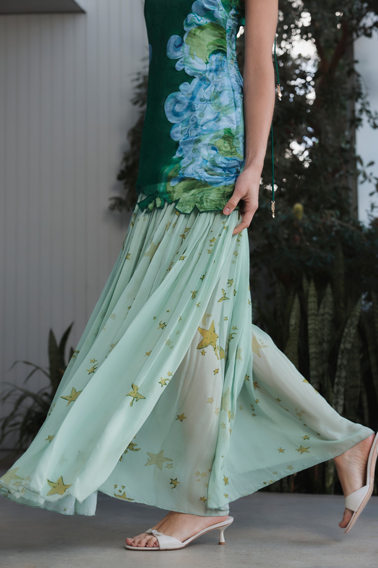 RUNAWAY STAR DROP WAIST GOWN