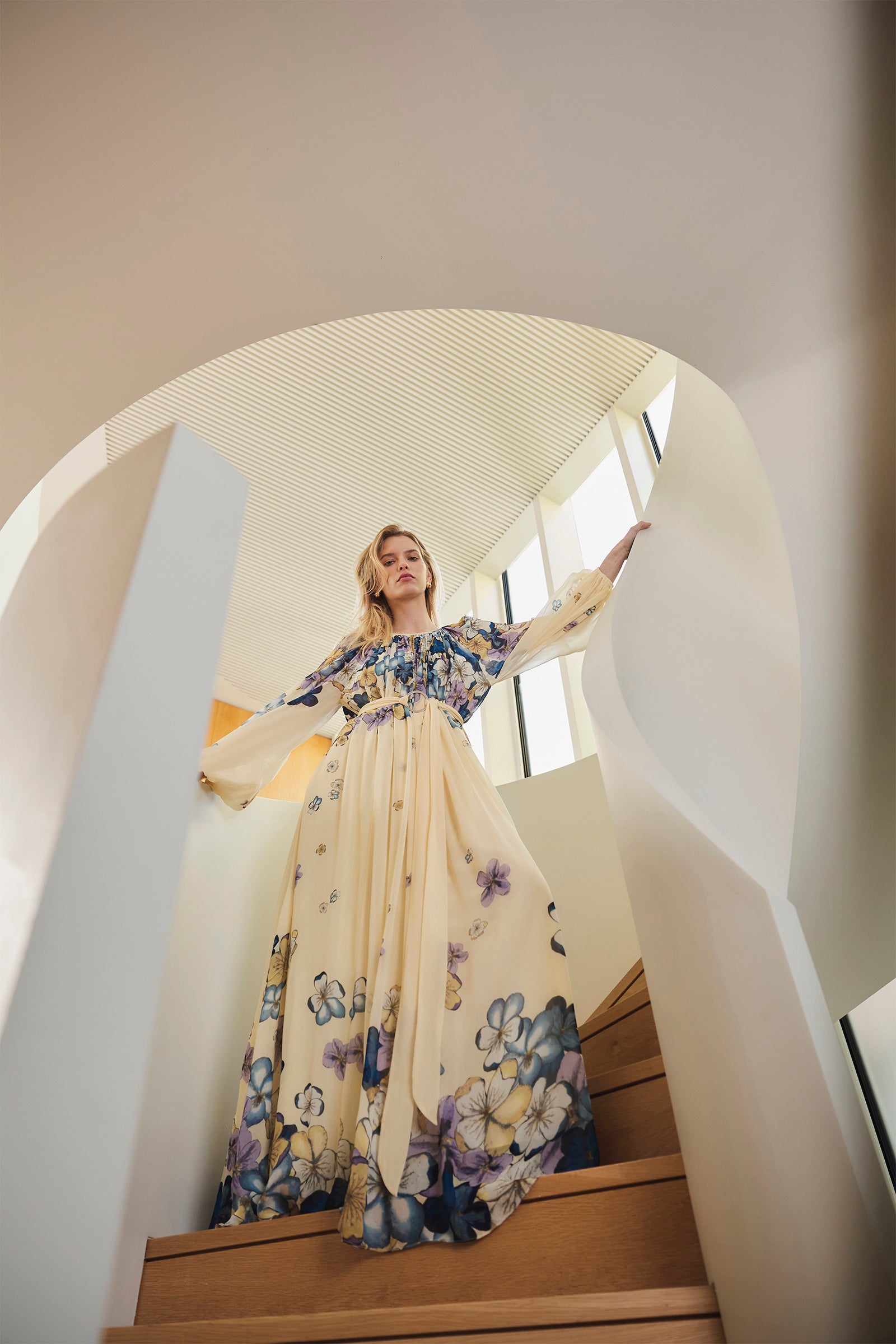 SOLUNA BILLOW SLEEVE GOWN