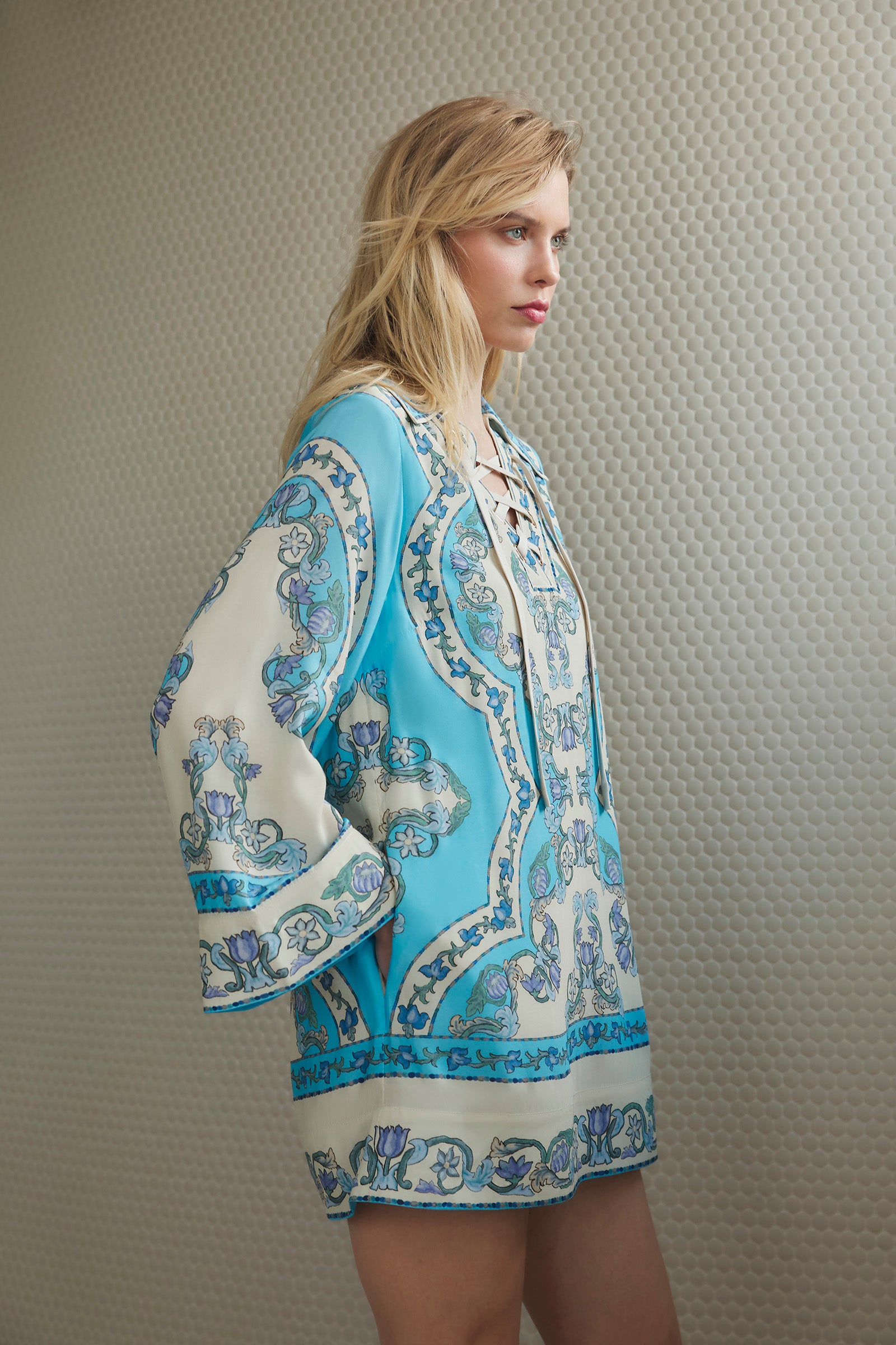 VENTURA SHORT COLLARED KAFTAN