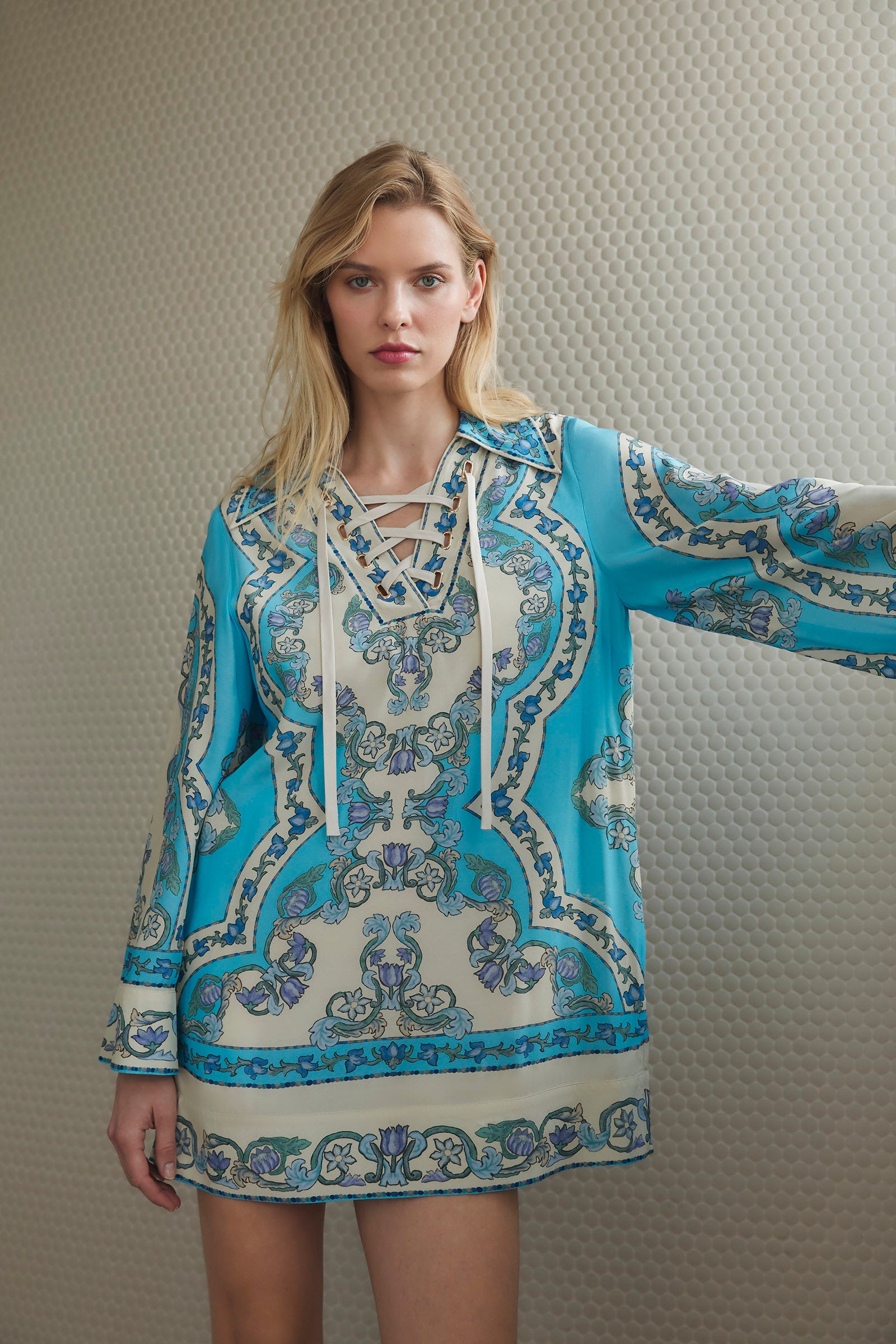 VENTURA SHORT COLLARED KAFTAN