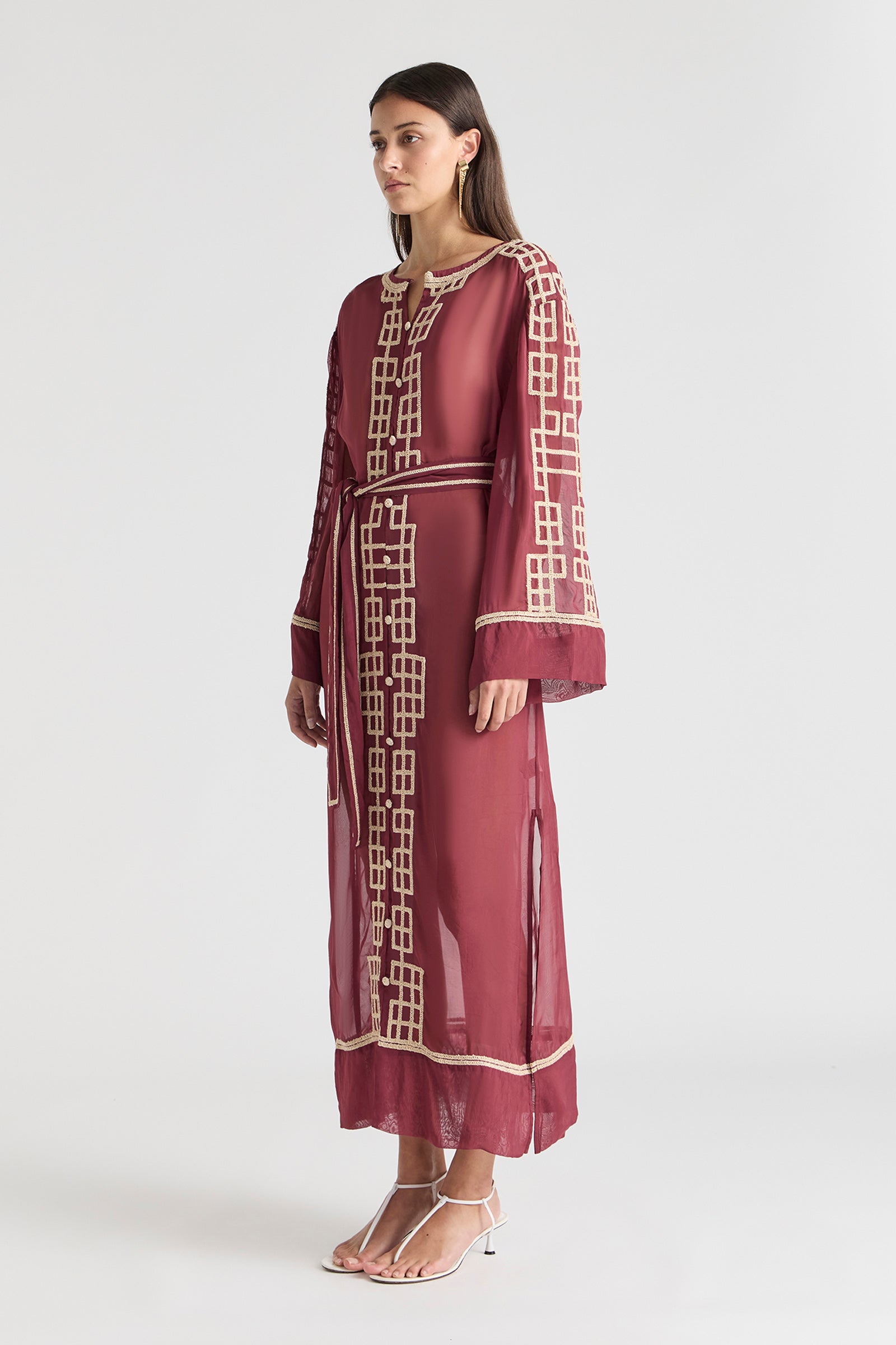 HEROES BUTTON & LOOP KAFTAN
