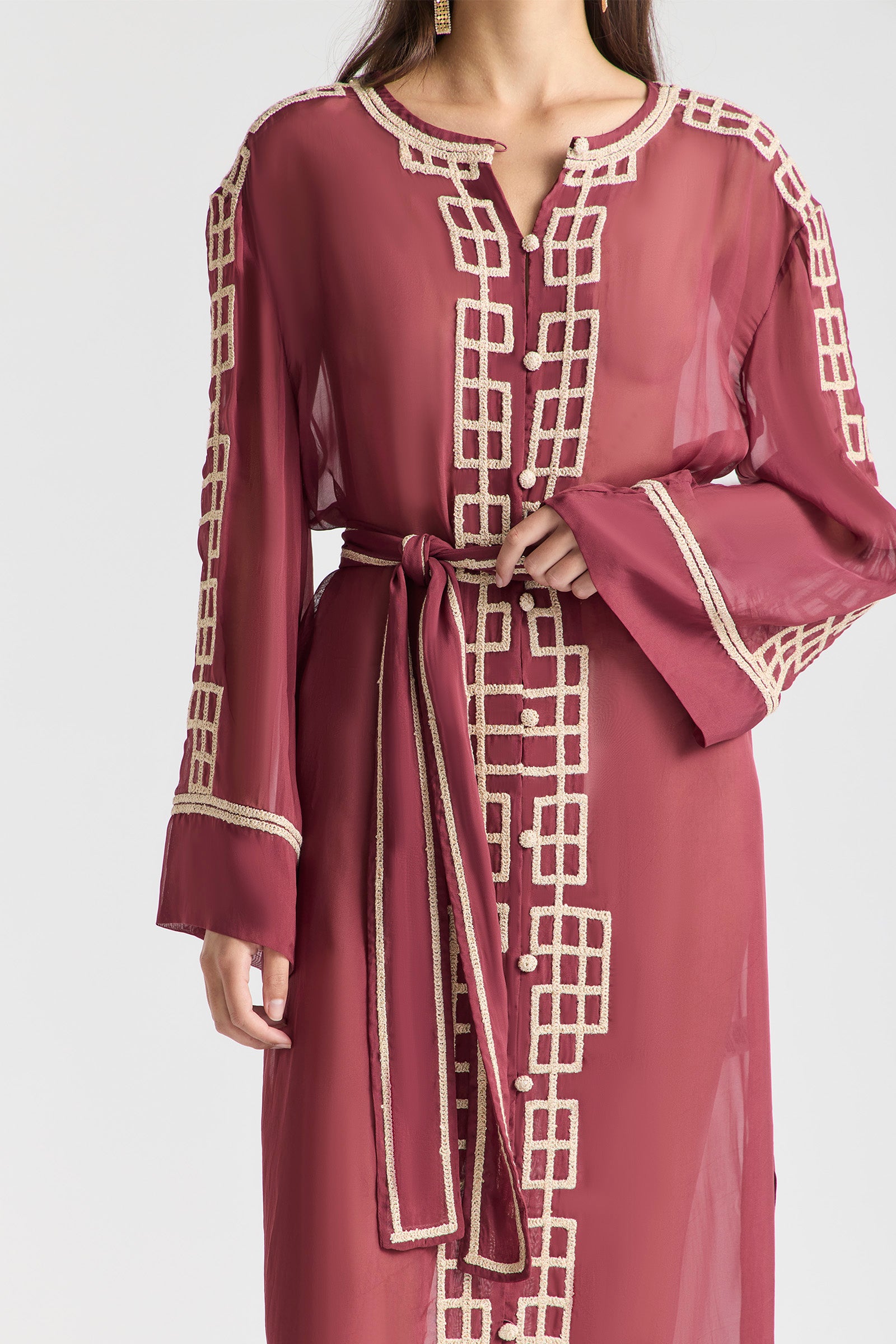 HEROES BUTTON & LOOP KAFTAN