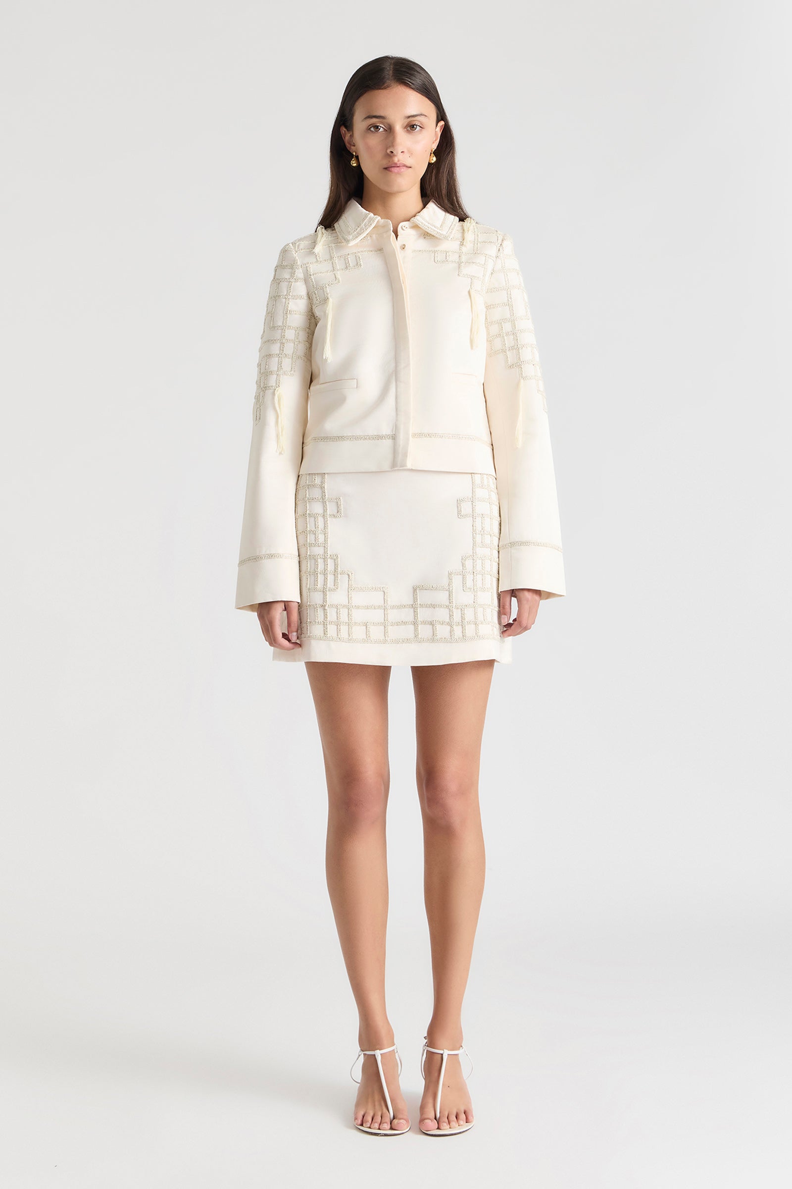 HEROES LONG CROPPED JACKET