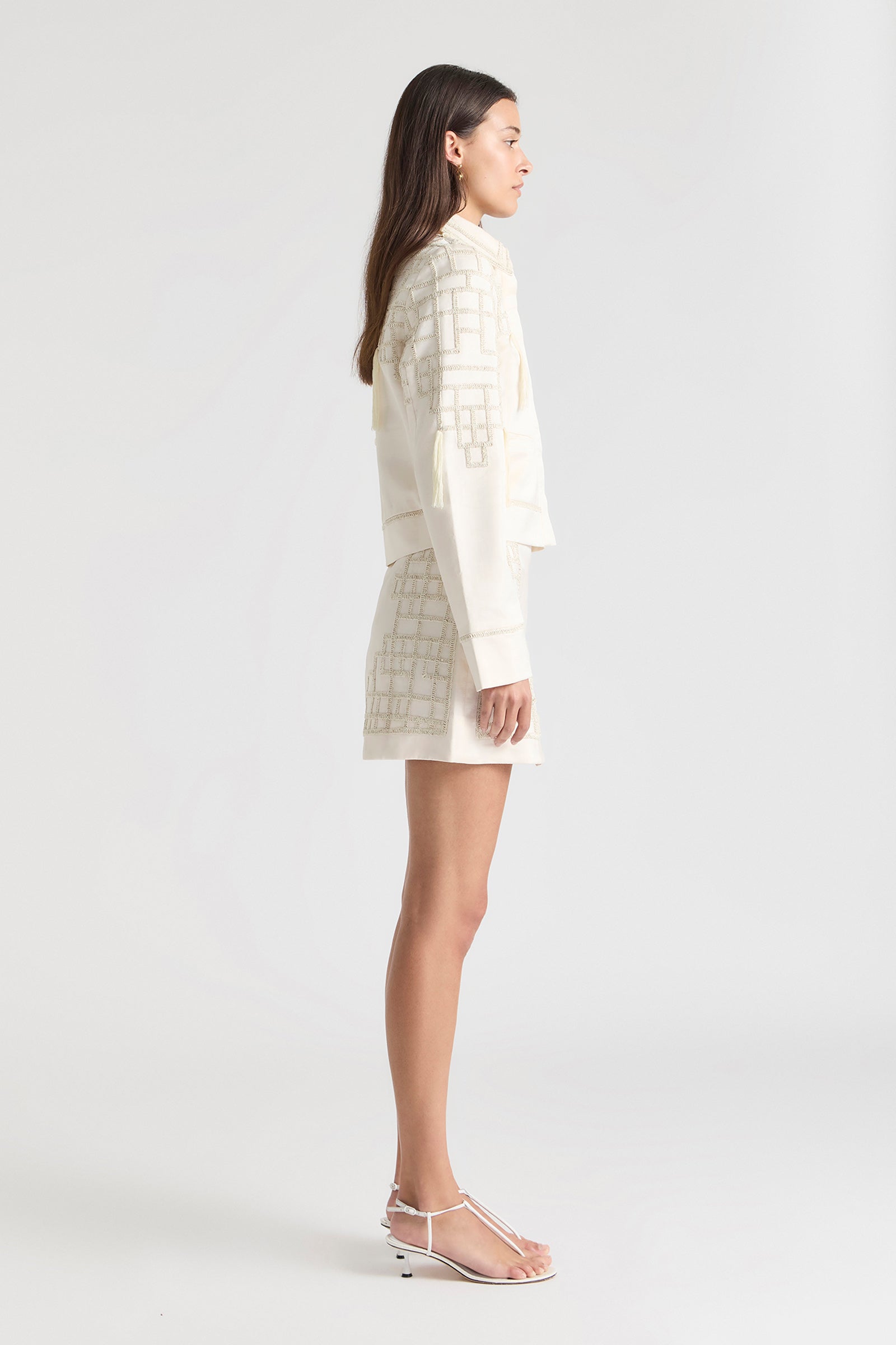 HEROES LONG CROPPED JACKET