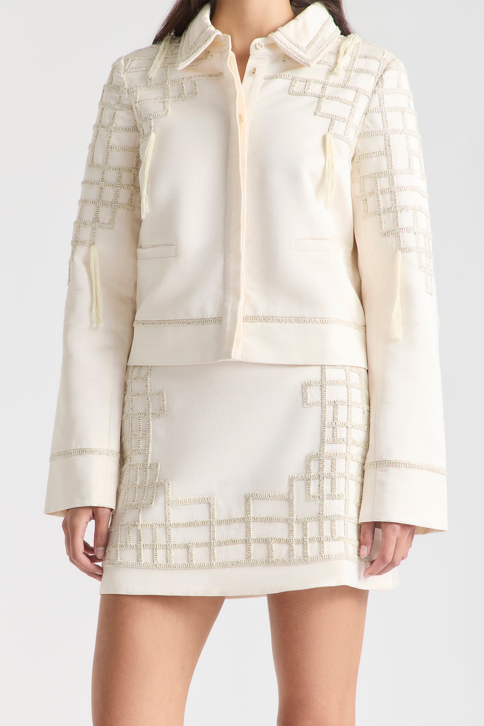 HEROES LONG CROPPED JACKET