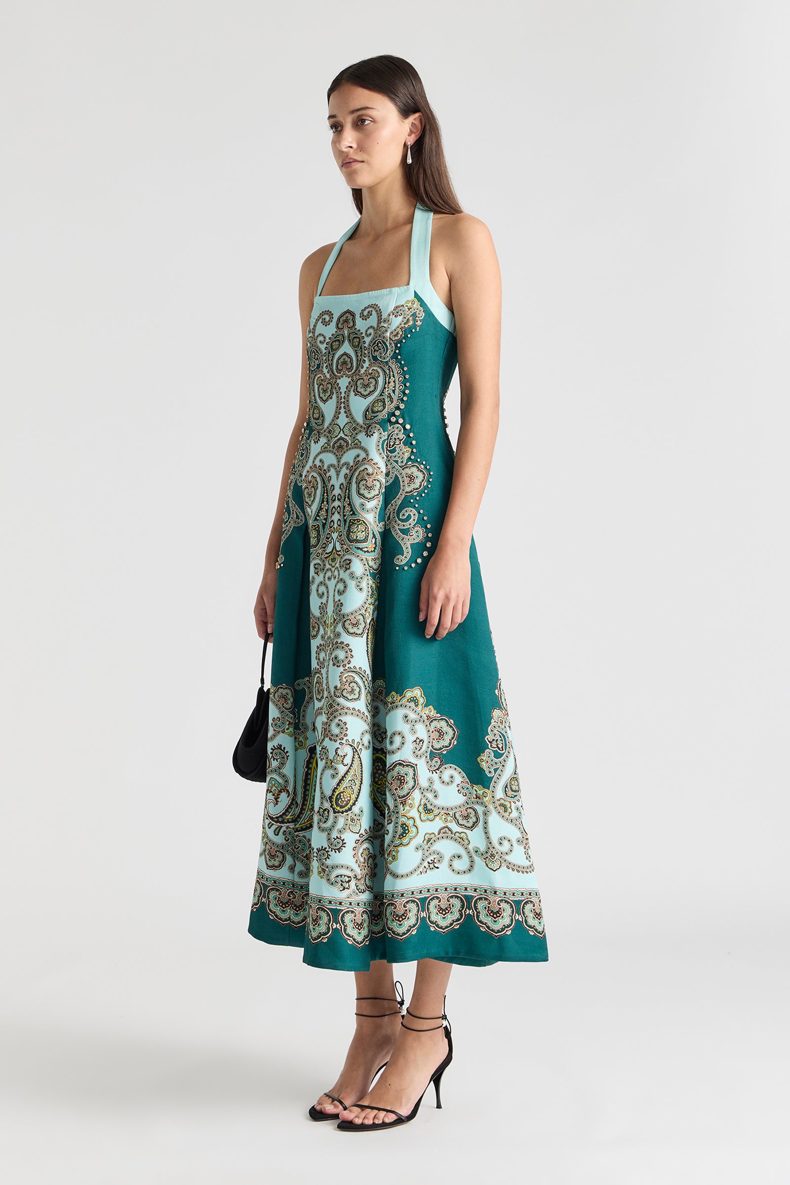 PRISM HALTER GOWN