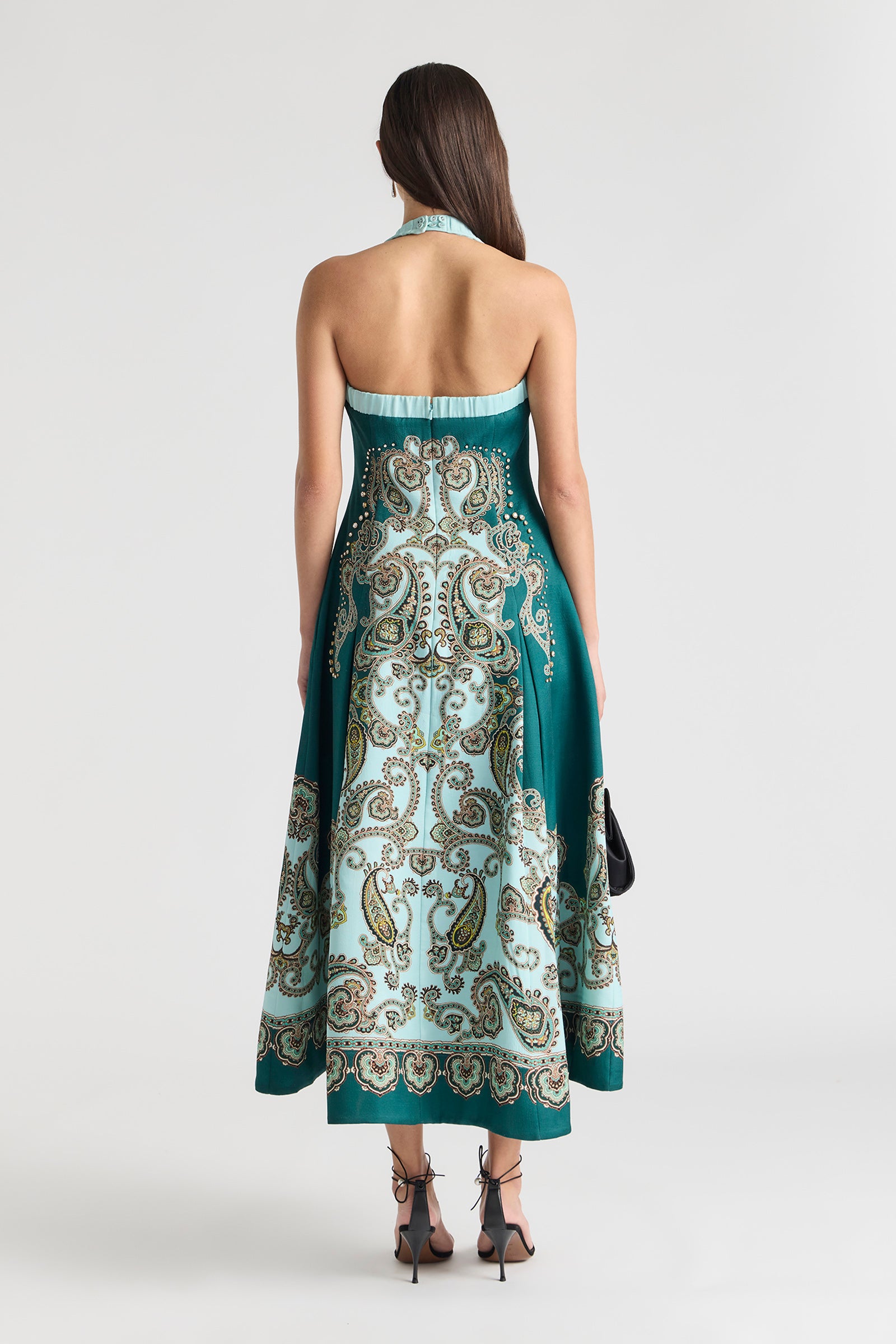 PRISM HALTER GOWN