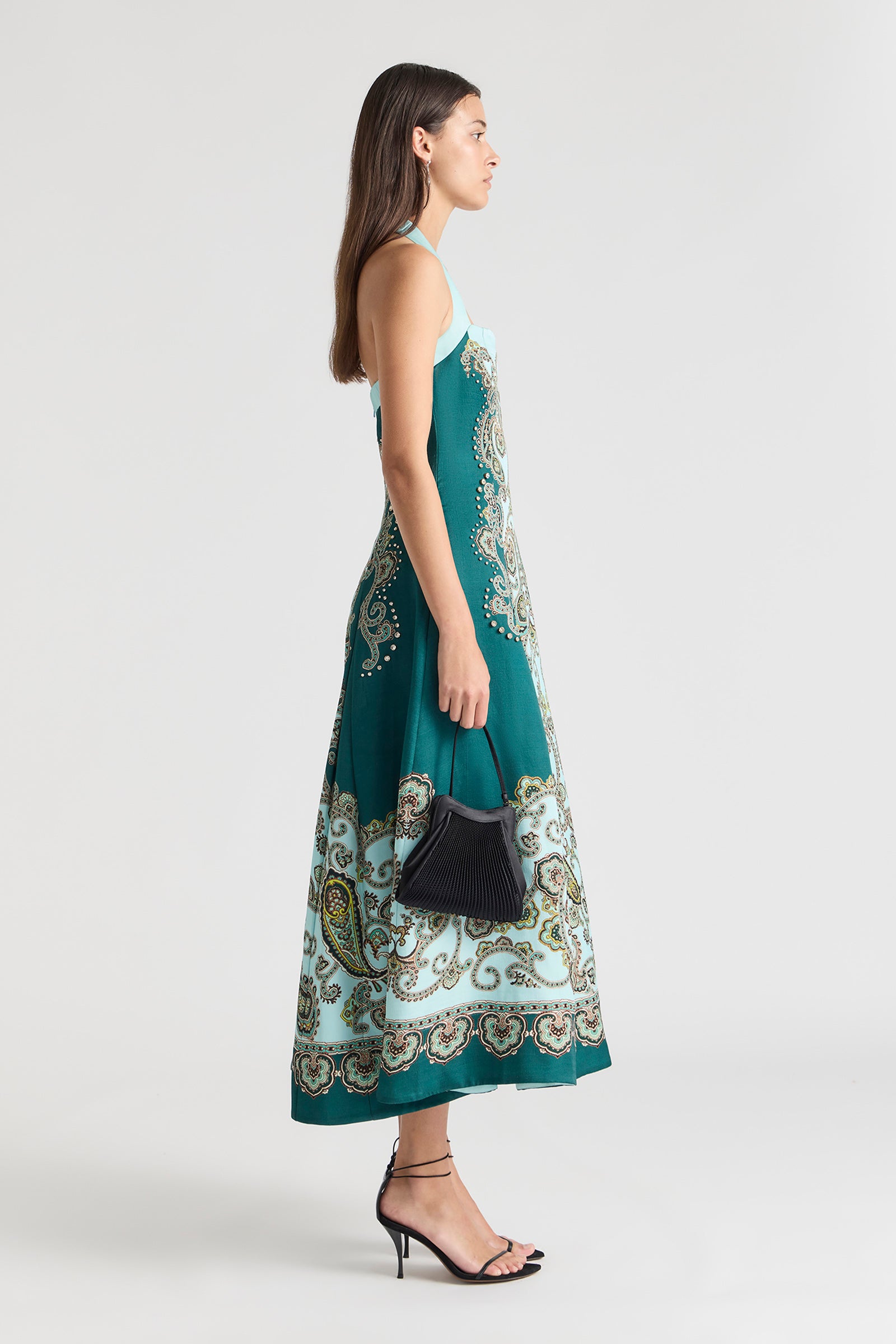 PRISM HALTER GOWN