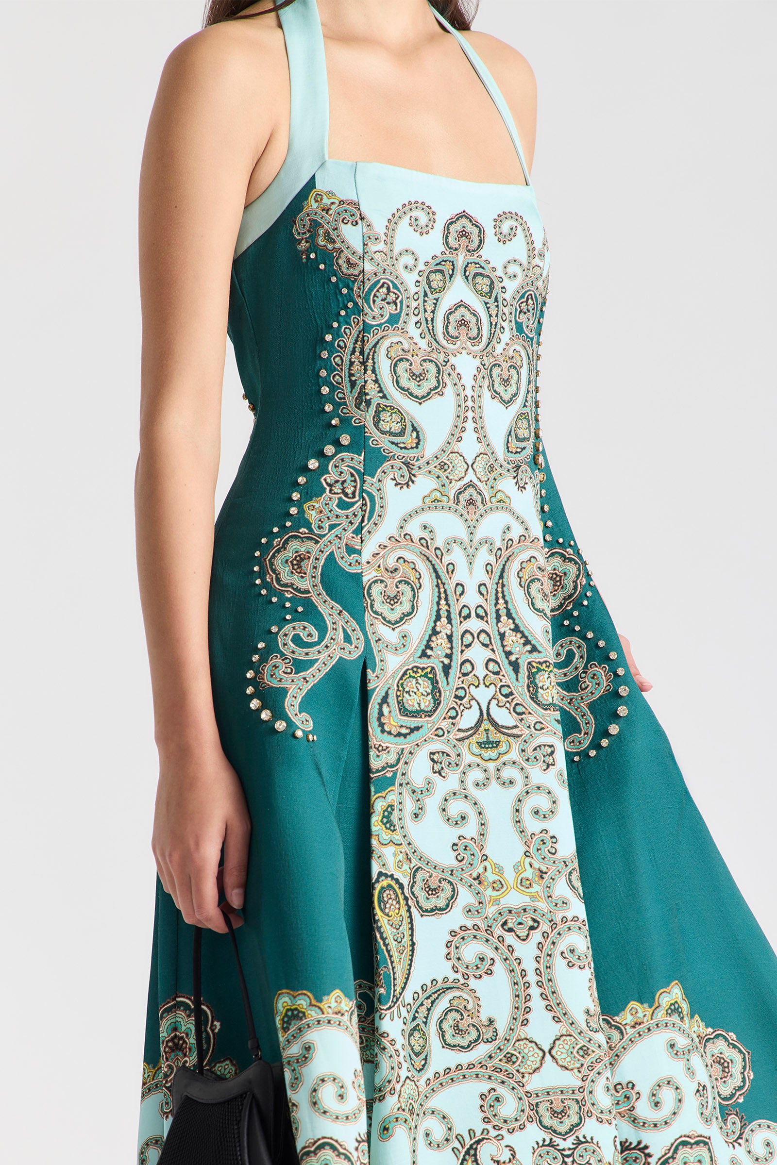 PRISM HALTER GOWN