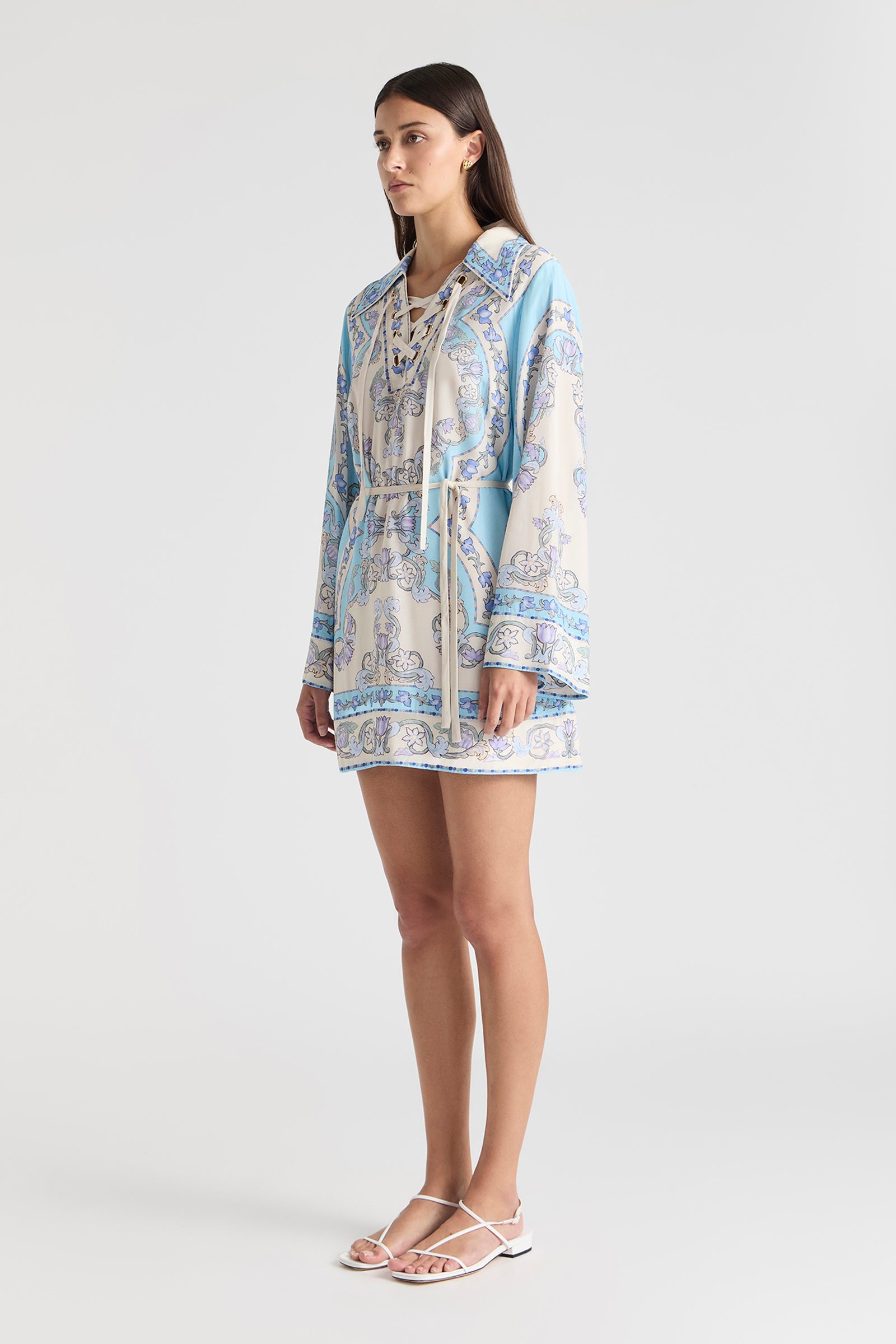 VENTURA SHORT COLLARED KAFTAN
