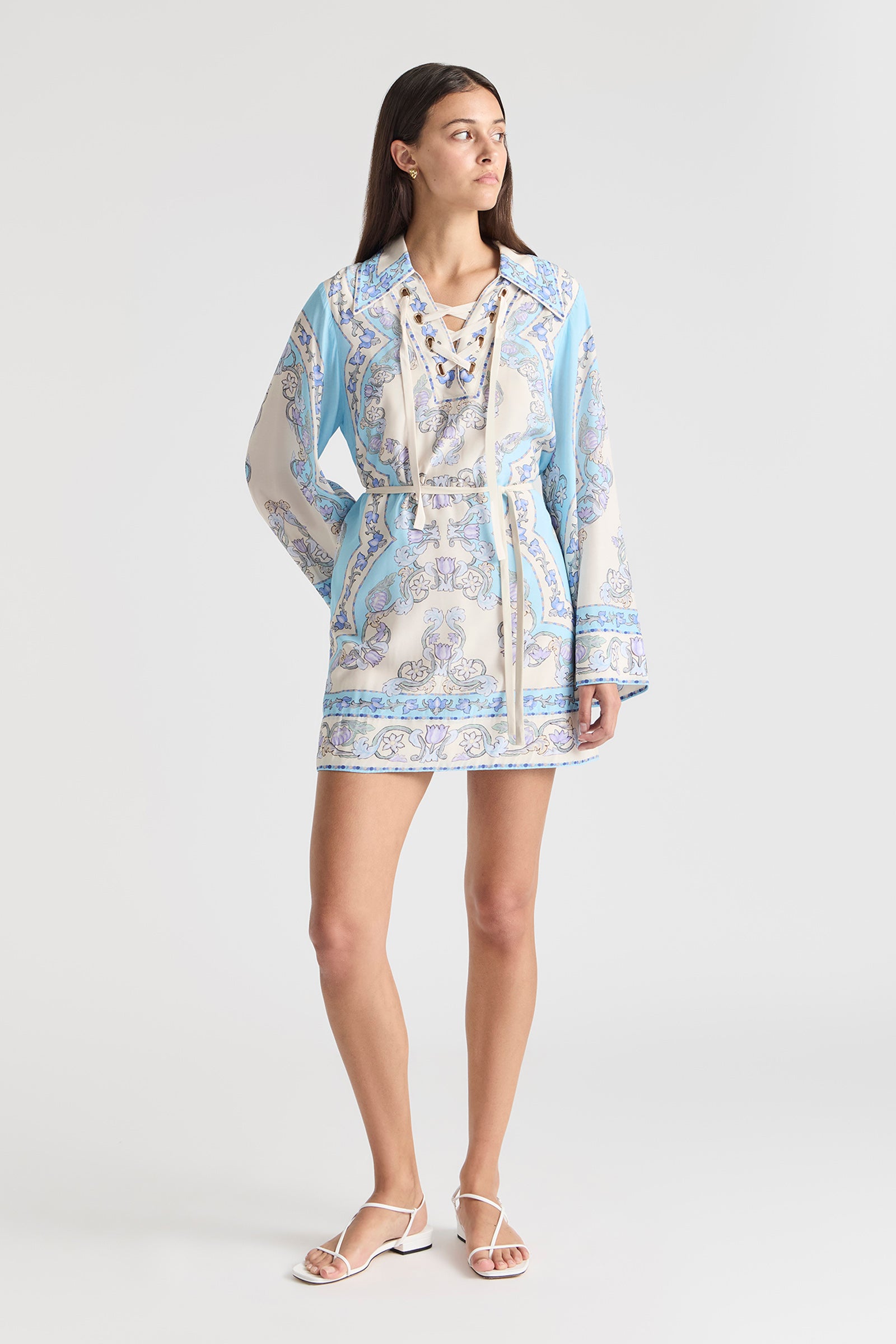 VENTURA SHORT COLLARED KAFTAN