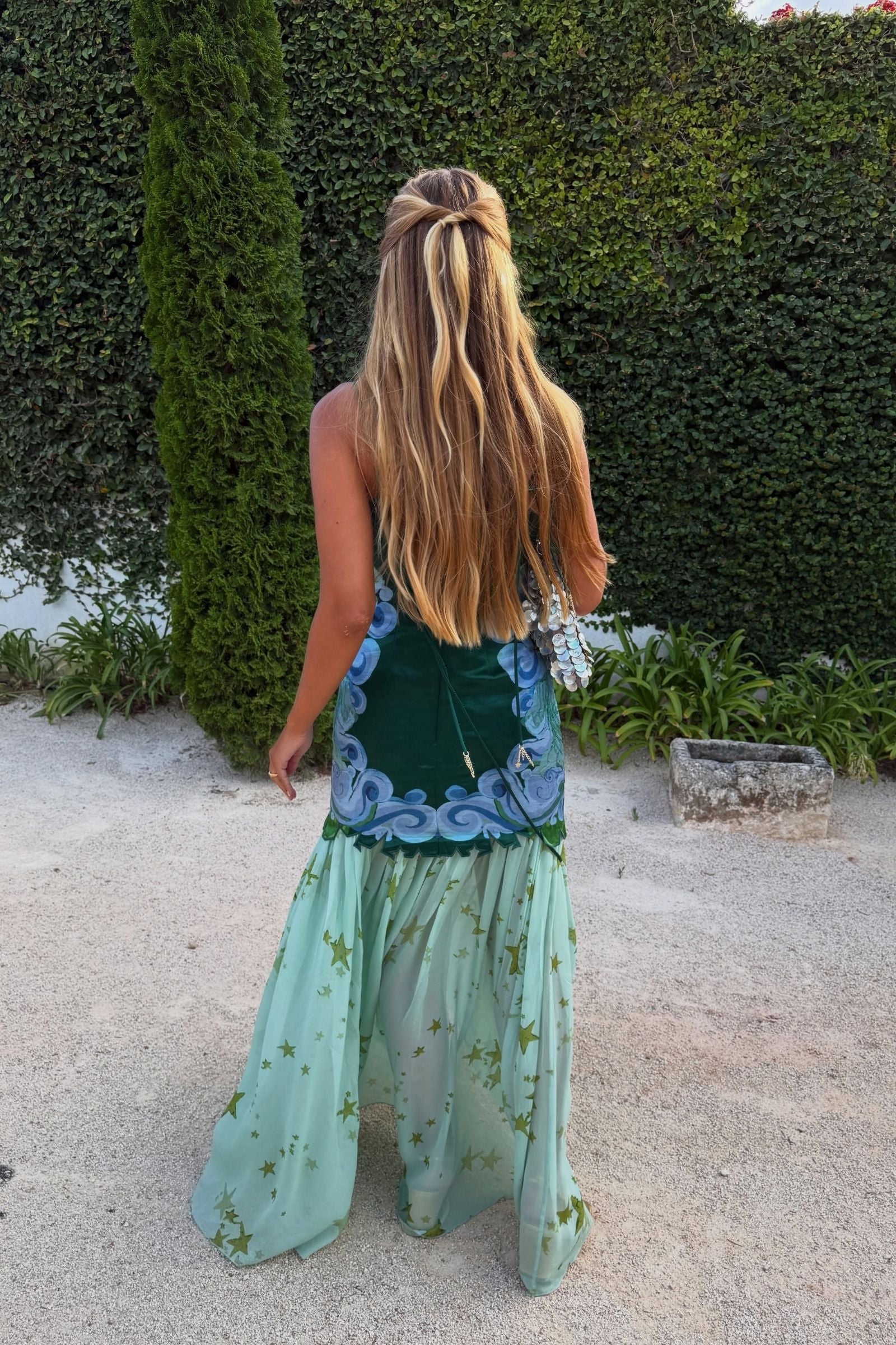 RUNAWAY STAR DROP WAIST GOWN
