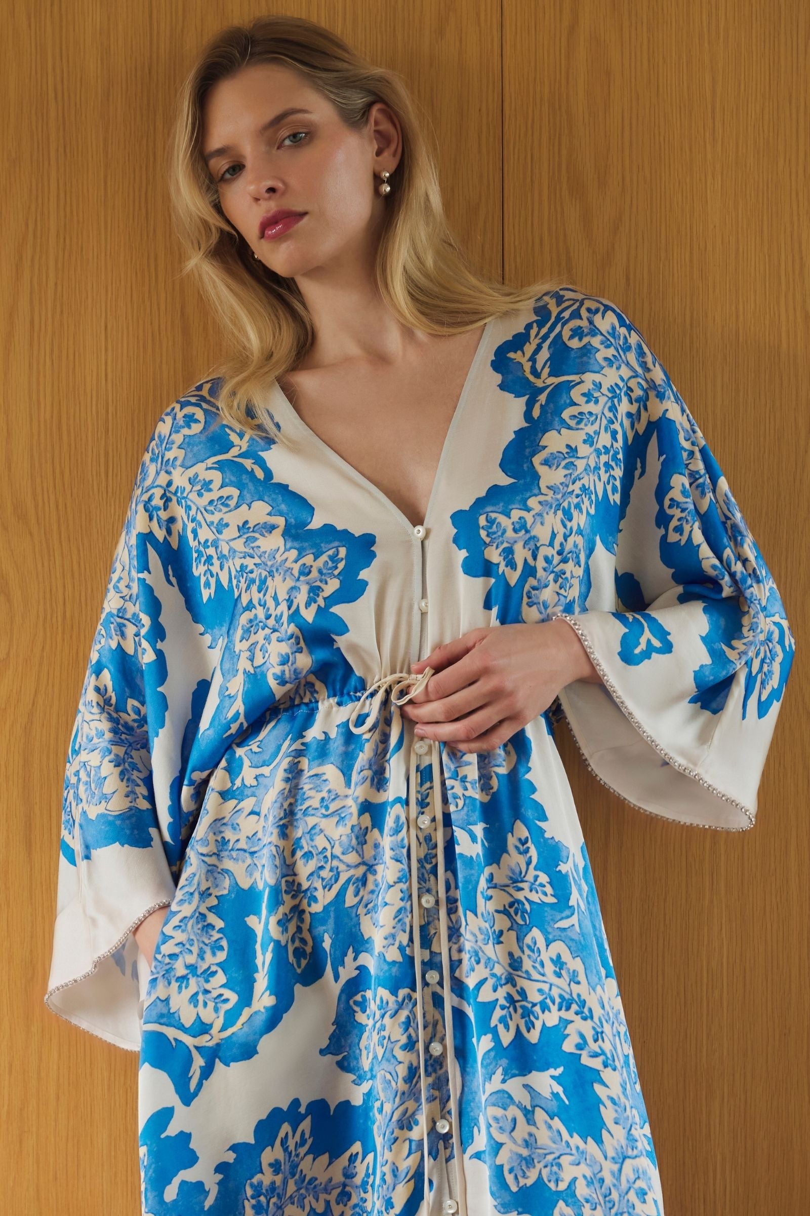 STARDUST DRAWSTRING WAIST KAFTAN