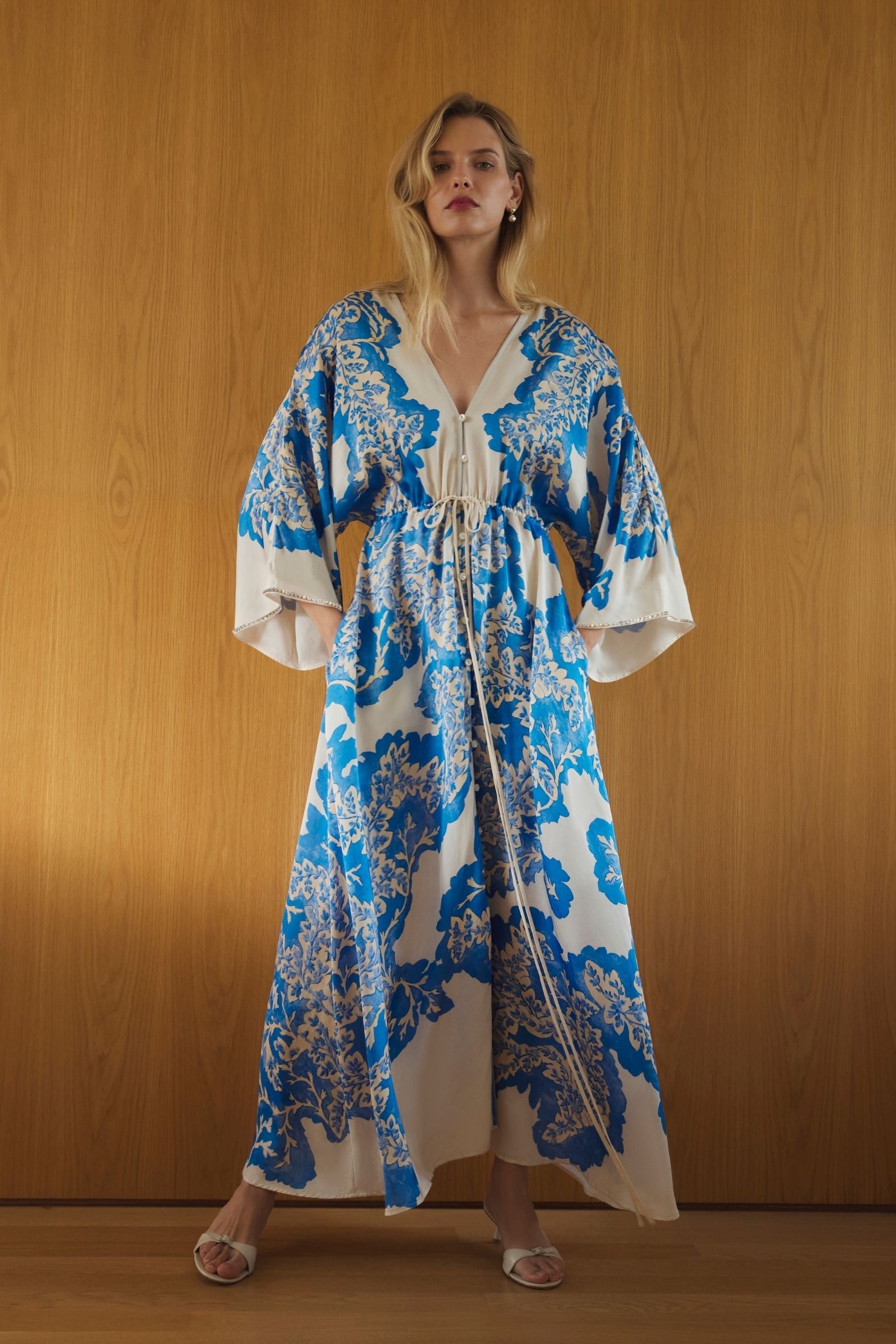 STARDUST DRAWSTRING WAIST KAFTAN