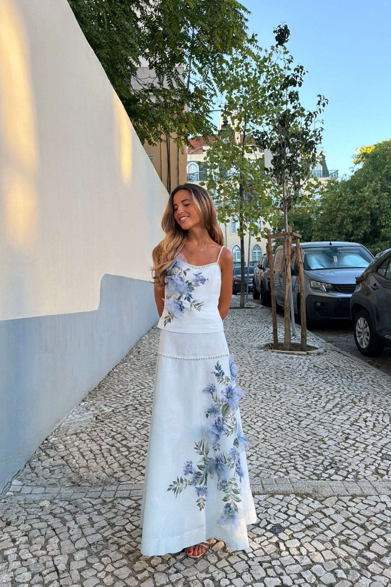 BISOUS FLOWER BODICE TOP