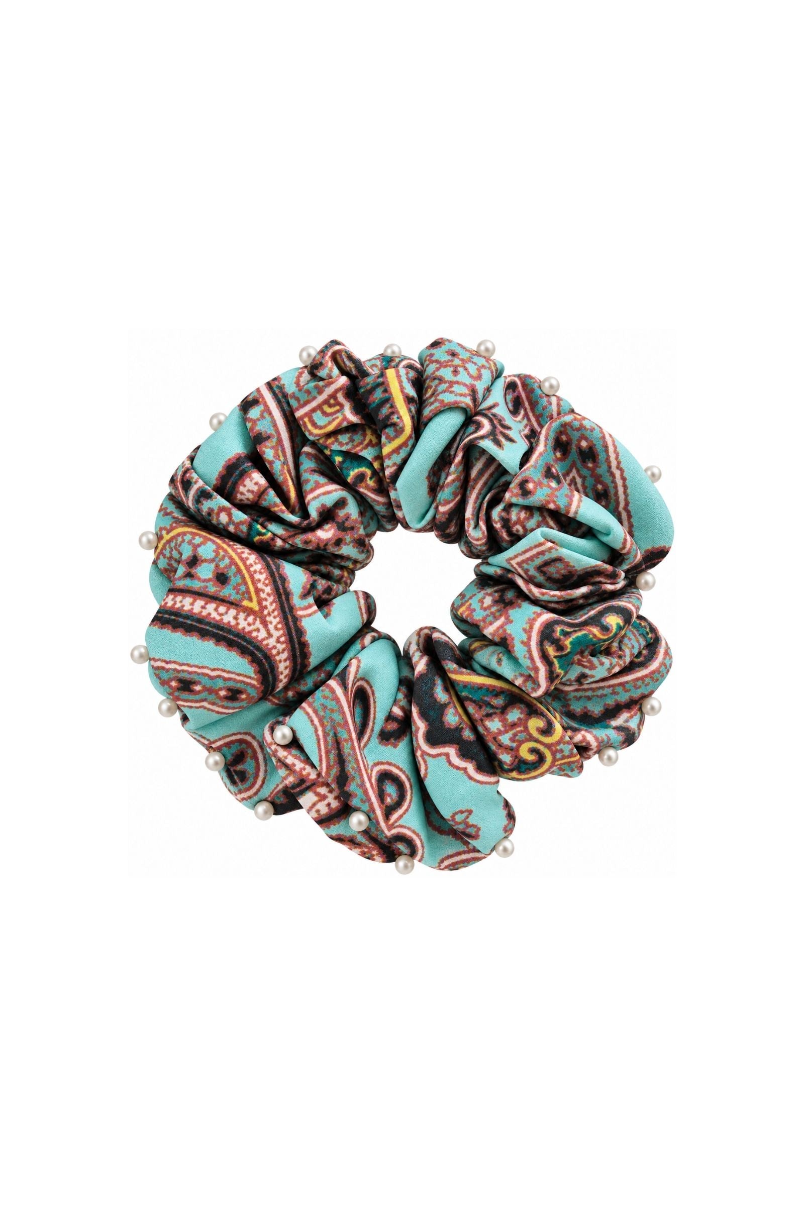 PRISM BEADED EDGE SCRUNCHIE