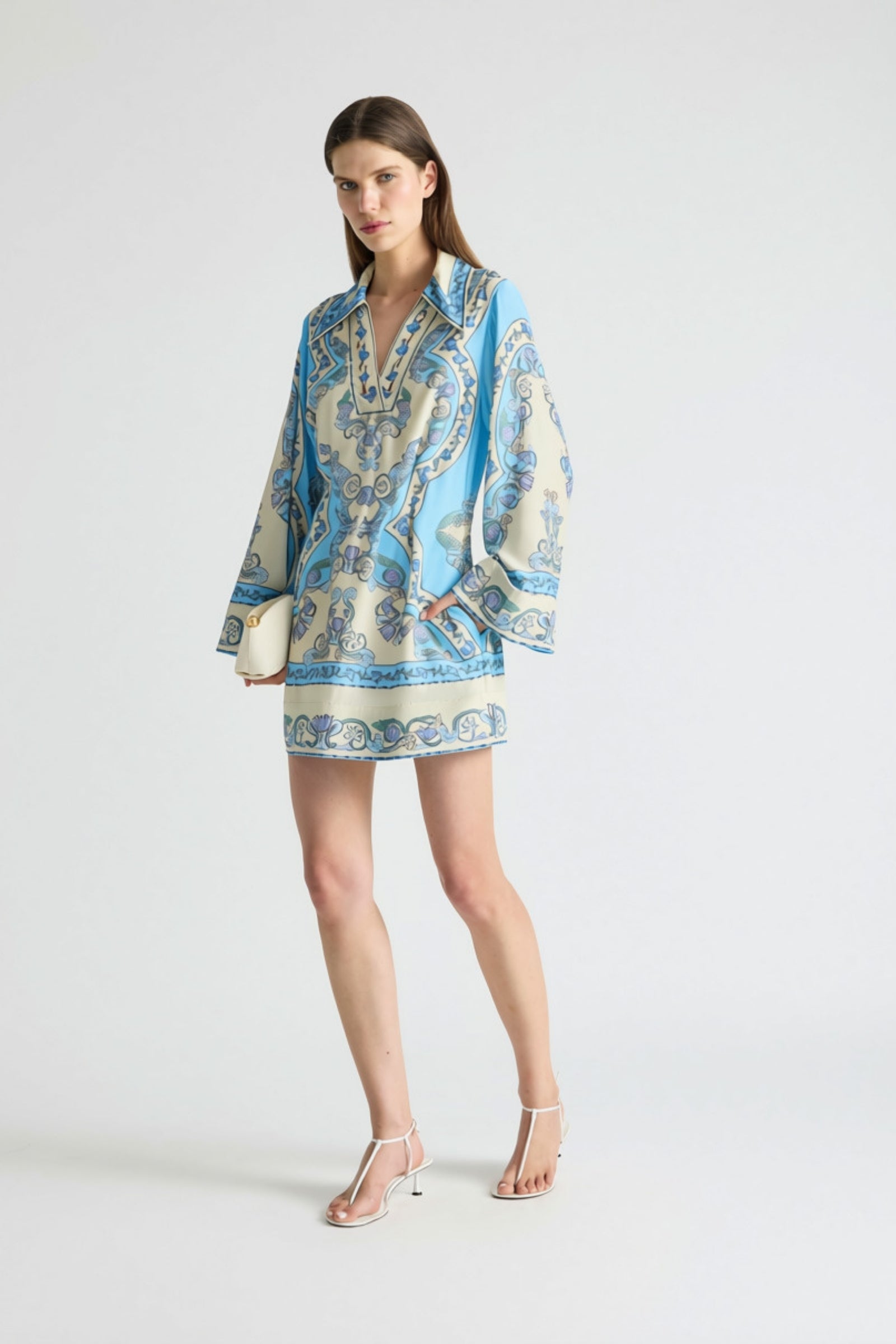 VENTURA SHORT COLLARED KAFTAN