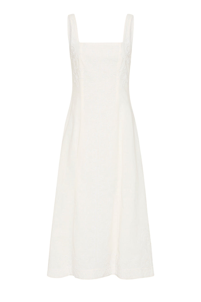 Antipodean Cobie A Line Dress white