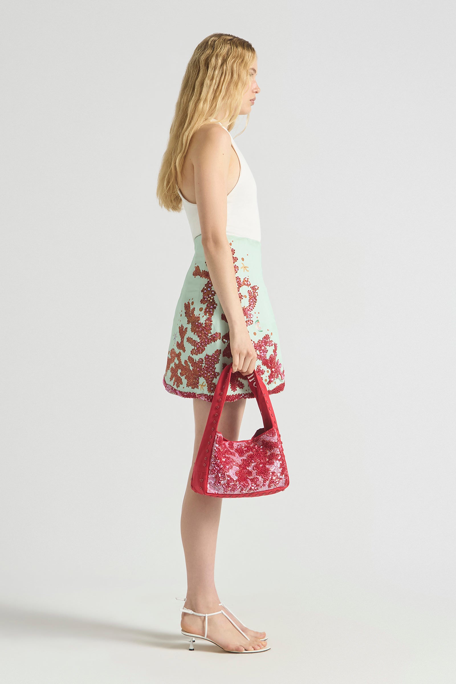 OCEANS APART SEQUIN SHOULDER BAG