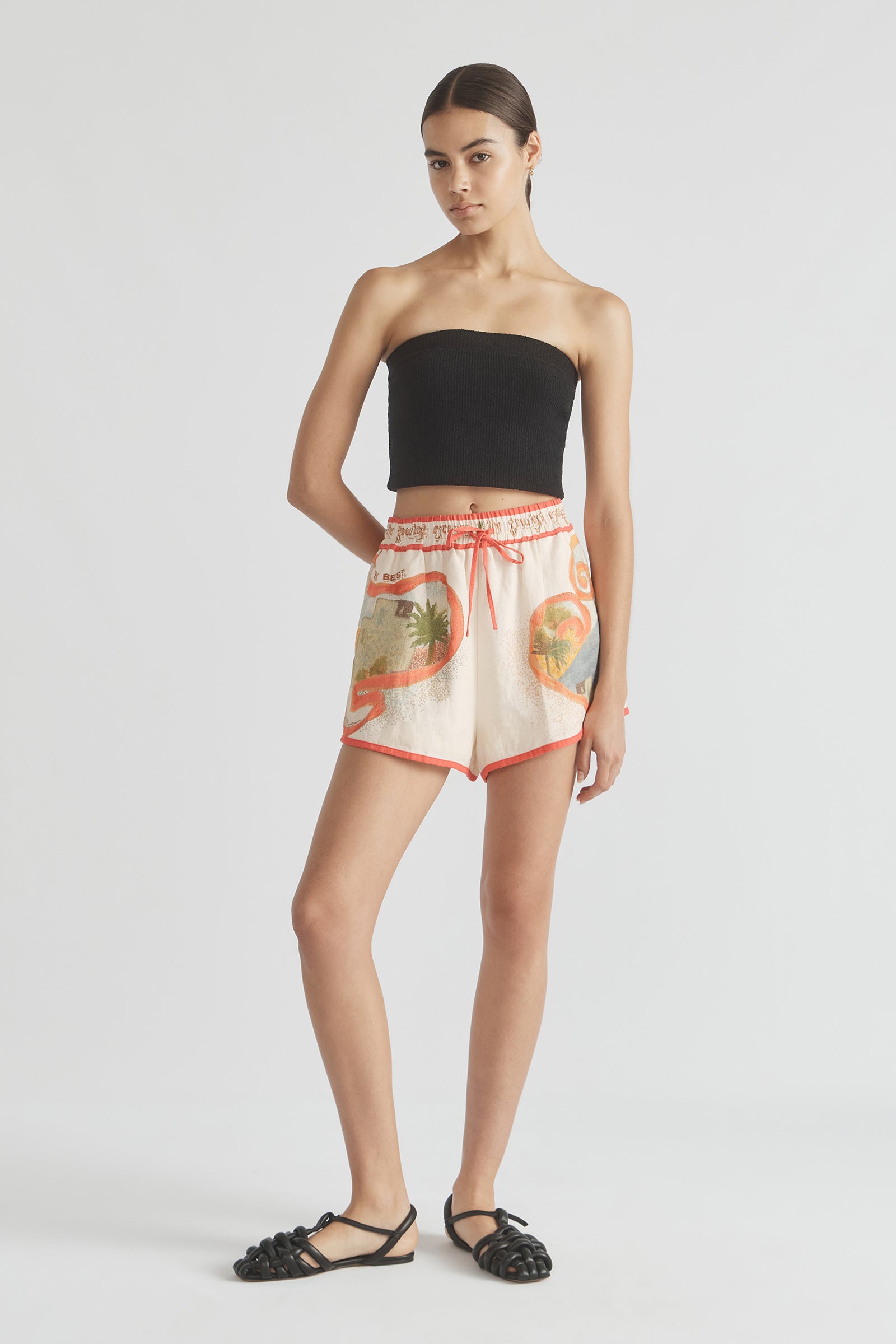GREAT ESCAPE DRAWSTRING SHORT WITH BIND